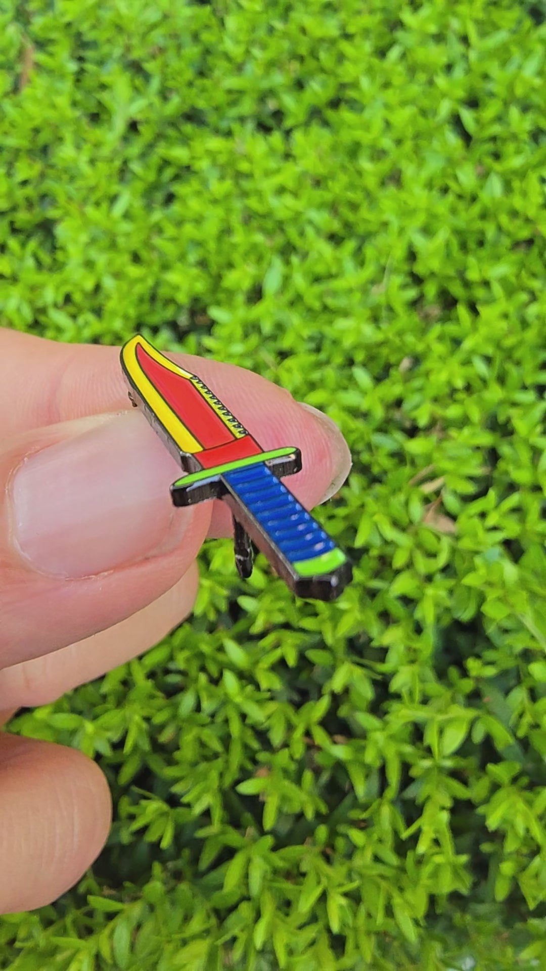 Play Time Tactical Knife Soft Enamel Pin