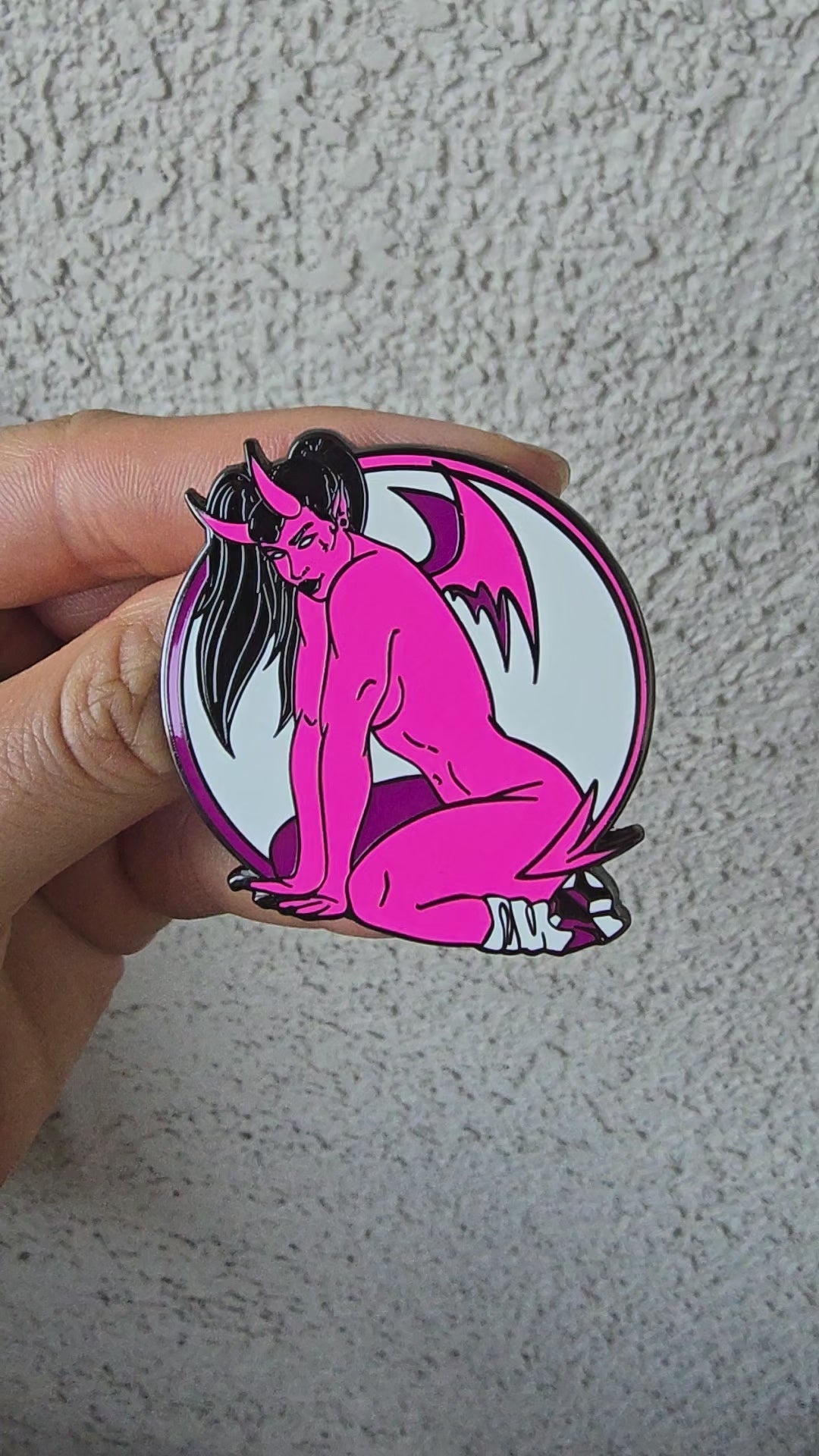 Devil and Angel Sisters Pin Set