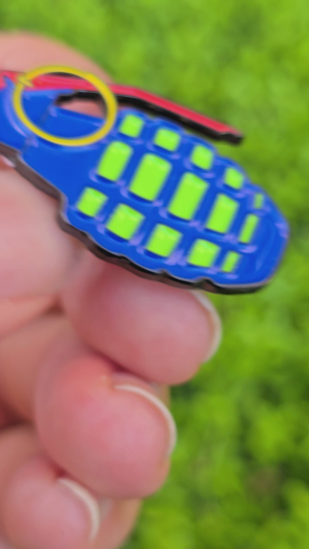 Play Time Grenade Soft Enamel Pin