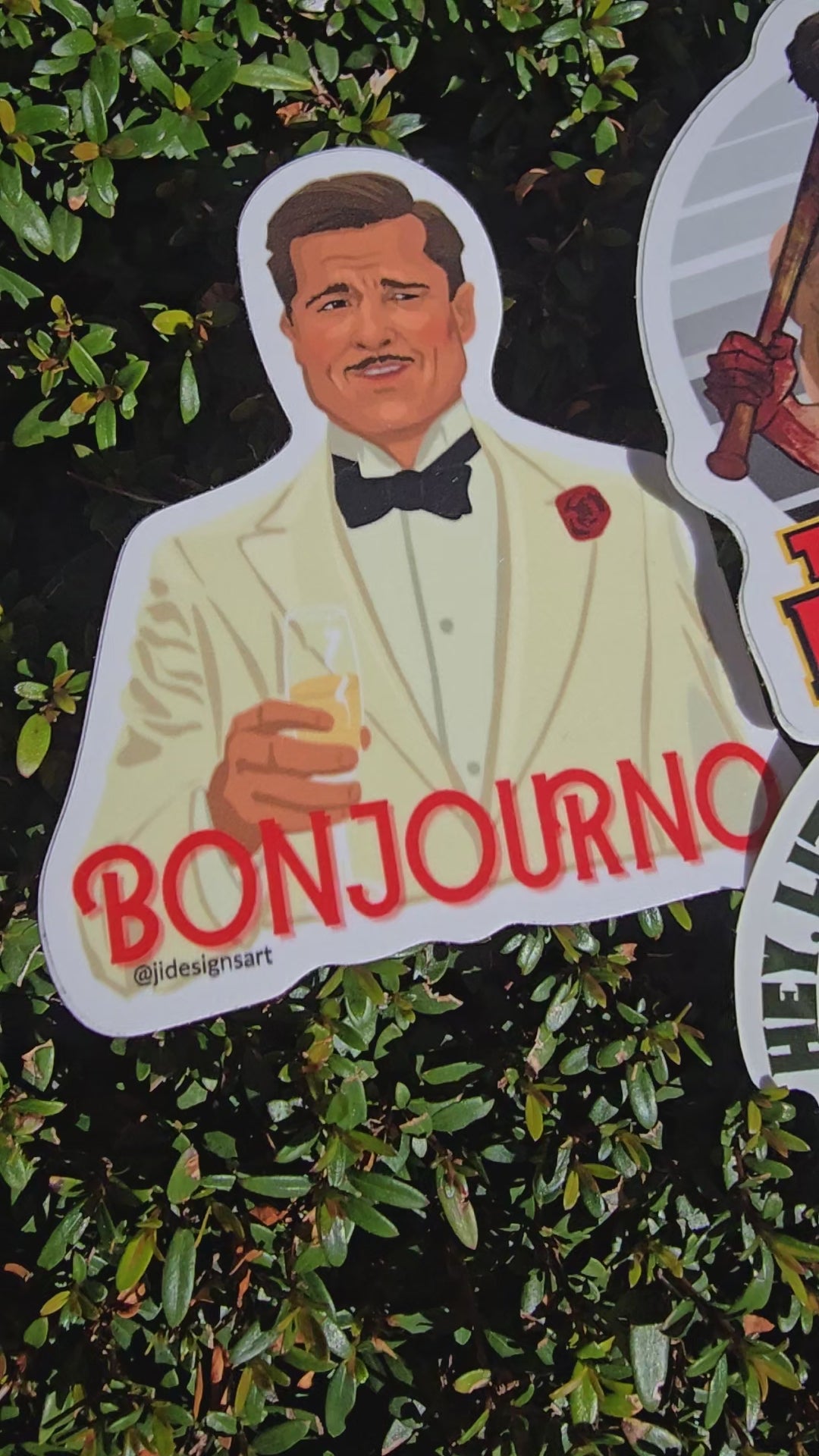 Movies Tarantino Sticker Bundle