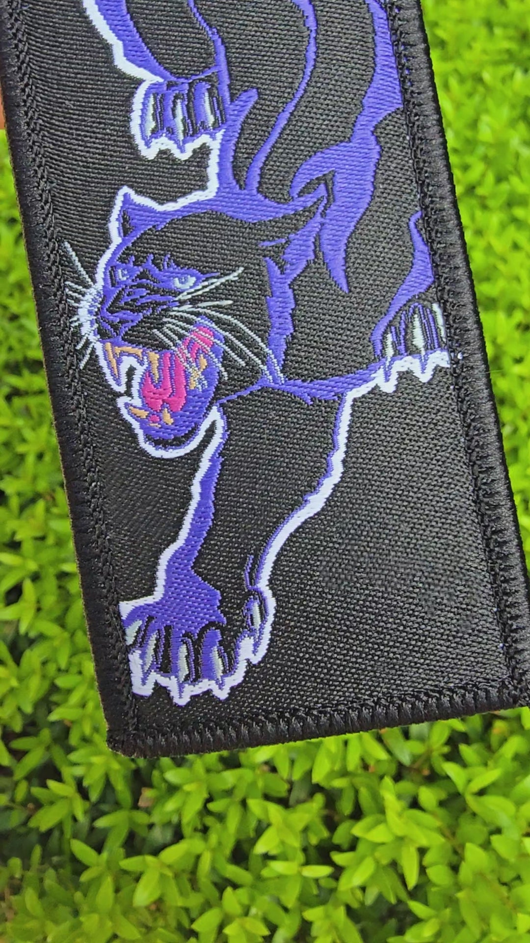 Black Panther POWER Woven Jet Tag