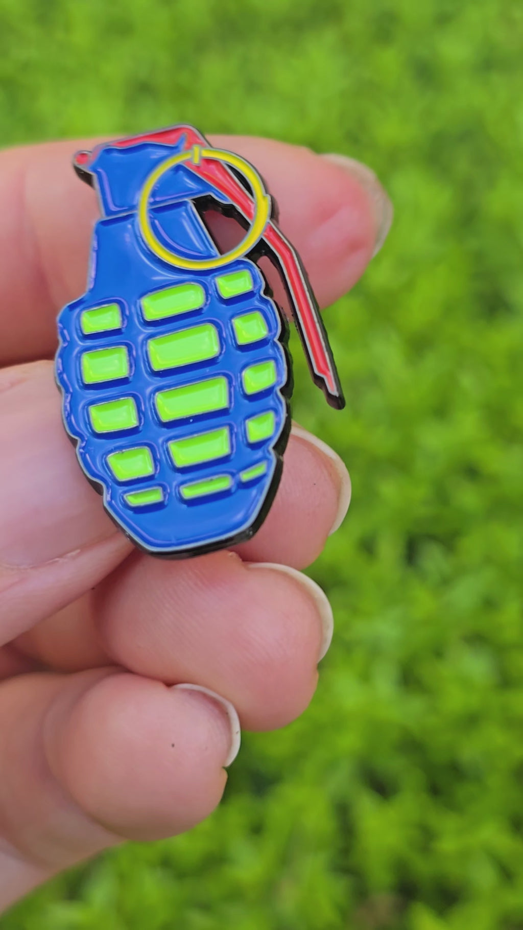 Play Time Grenade Soft Enamel Pin