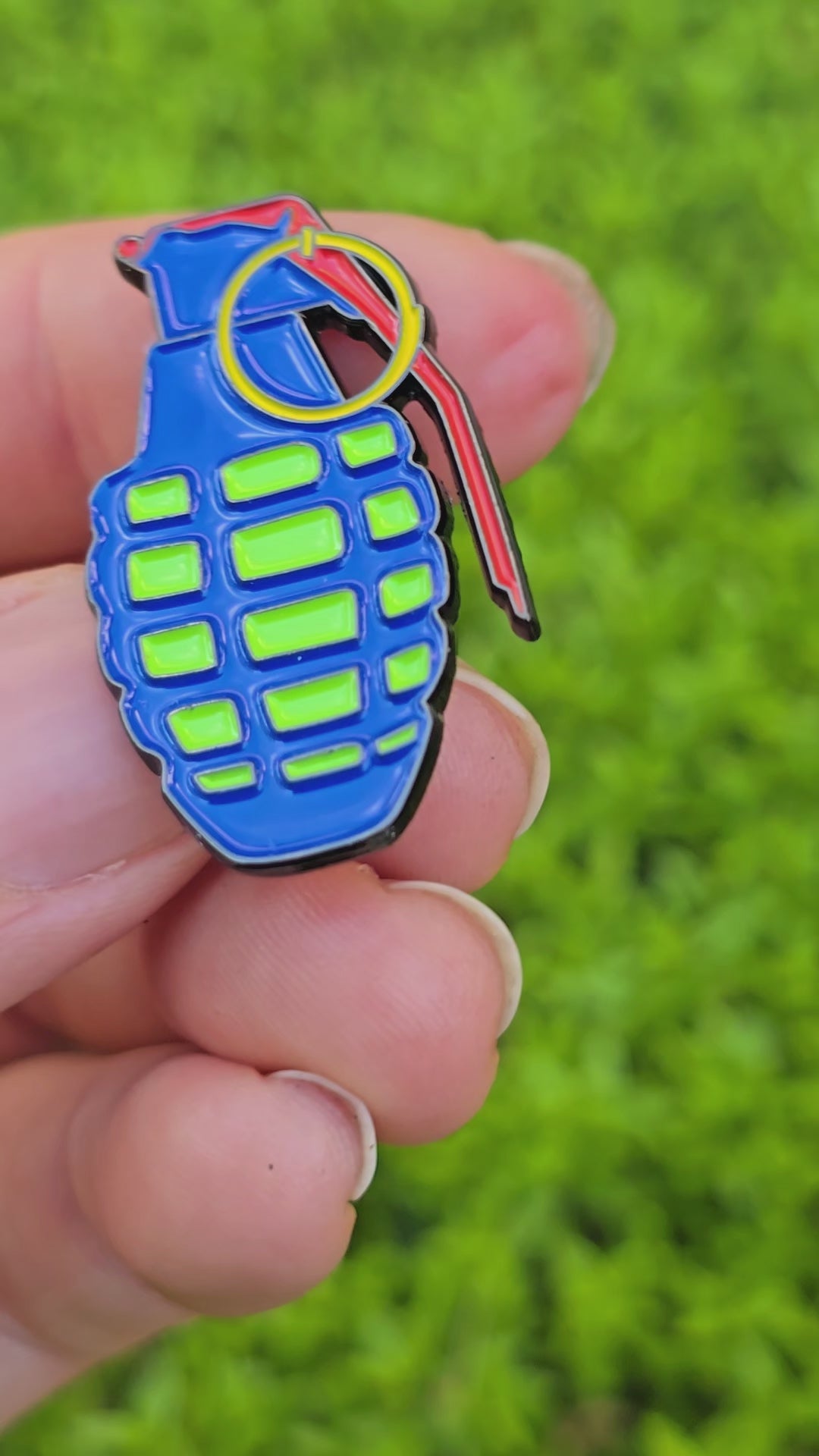 Play Time Grenade Soft Enamel Pin