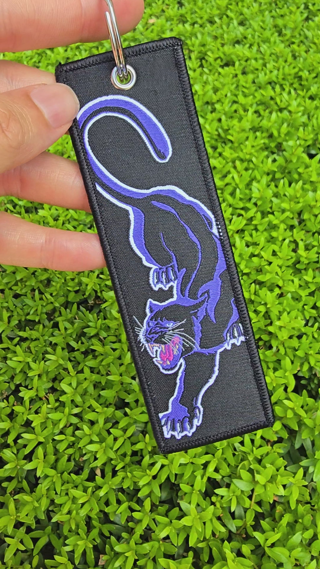 Black Panther POWER Woven Jet Tag