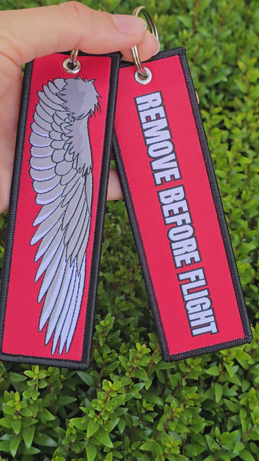 Remove Before Flight Woven Jet Tag