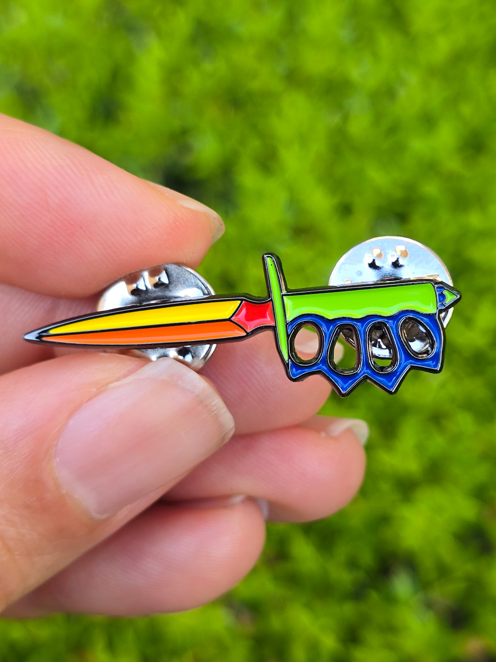 Play Time Trench Knife Soft Enamel Pin