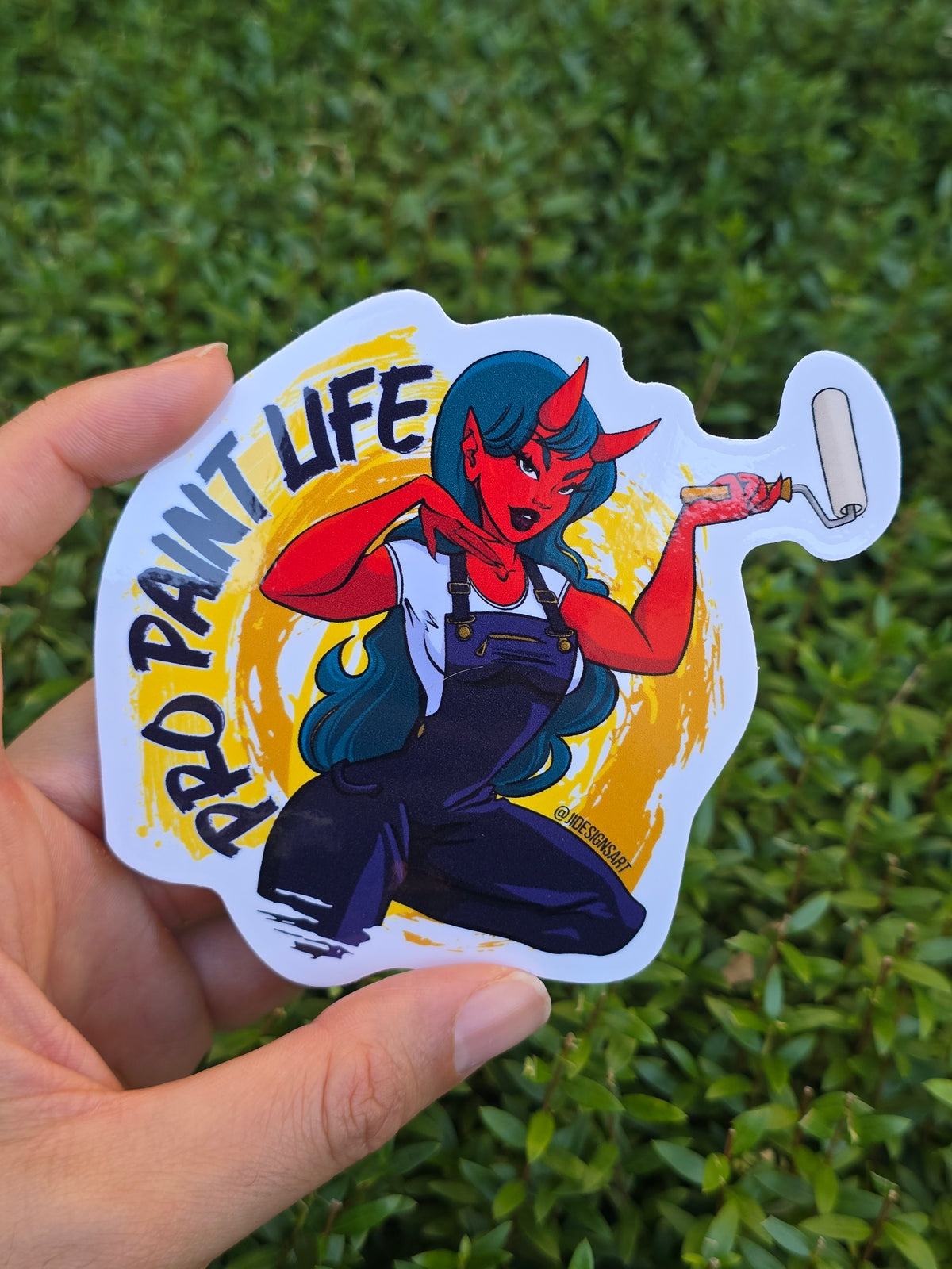 Professional Painter Trade Worker Weatherproof Sticker