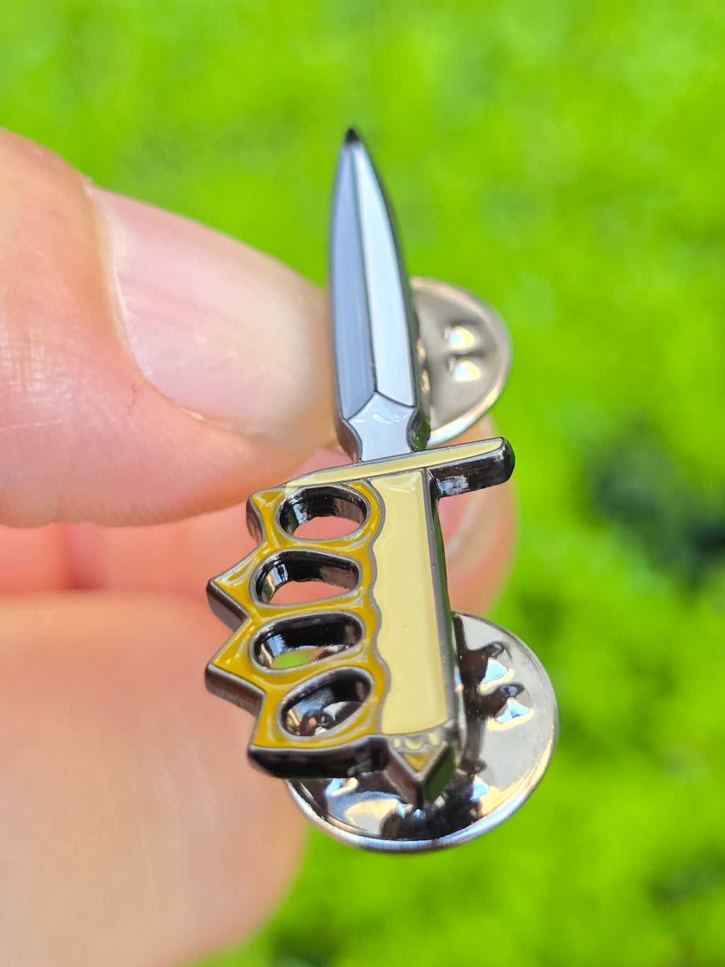 Play Time Trench Knife Soft Enamel Pin