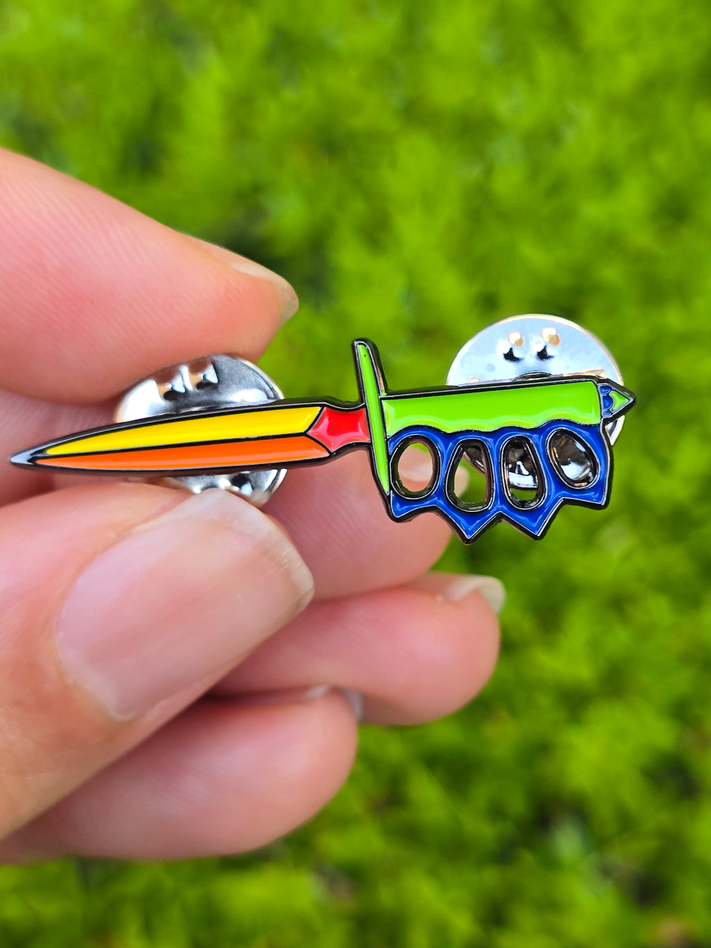 Play Time Trench Knife Soft Enamel Pin