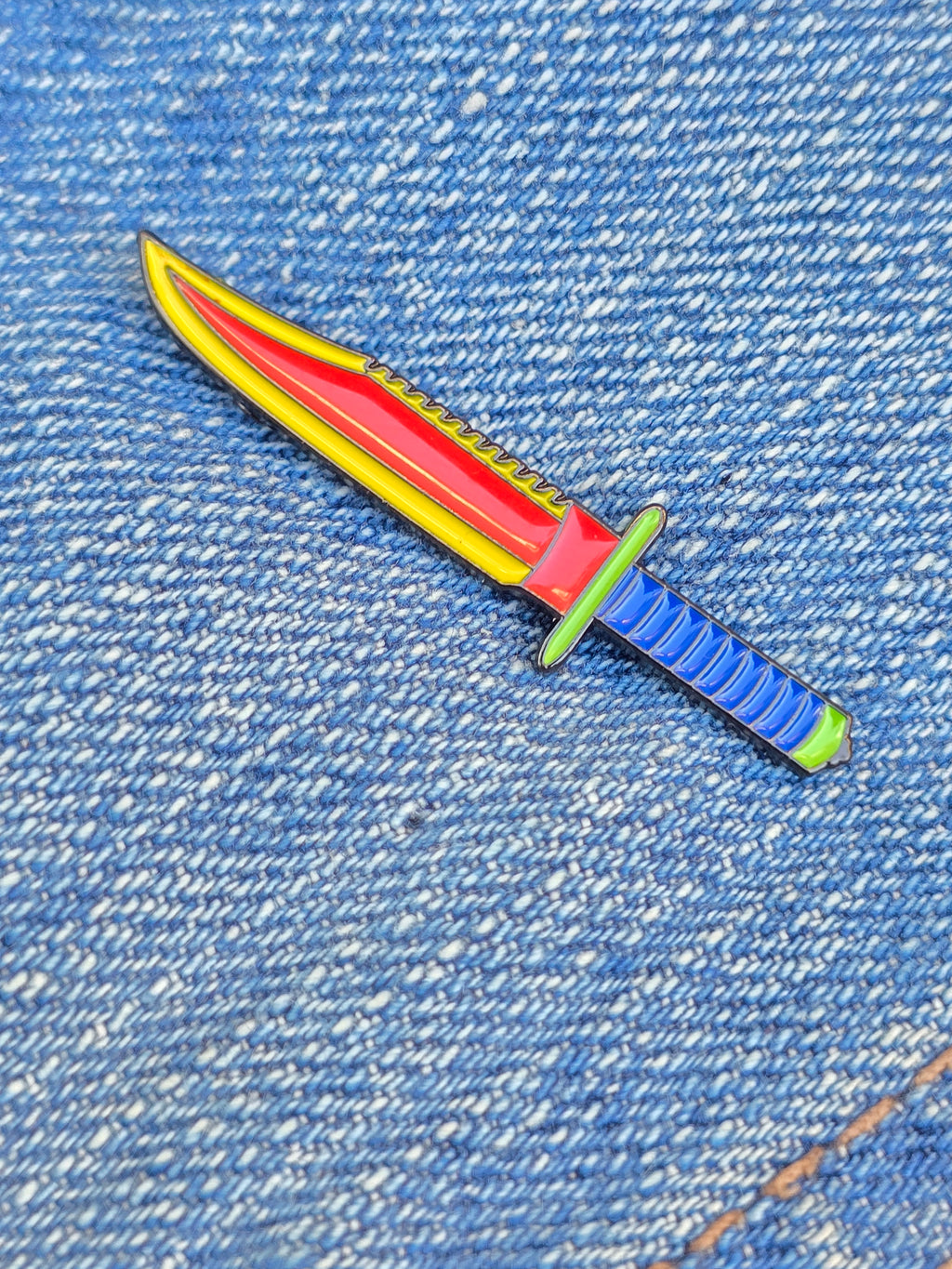 Play Time Tactical Knife Soft Enamel Pin