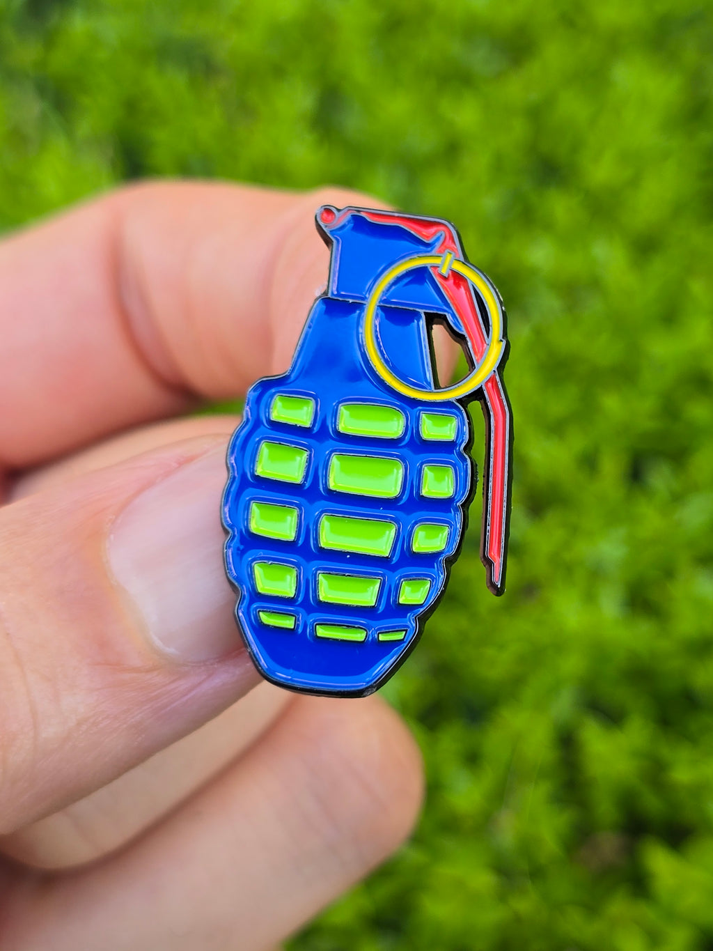 Play Time Grenade Soft Enamel Pin