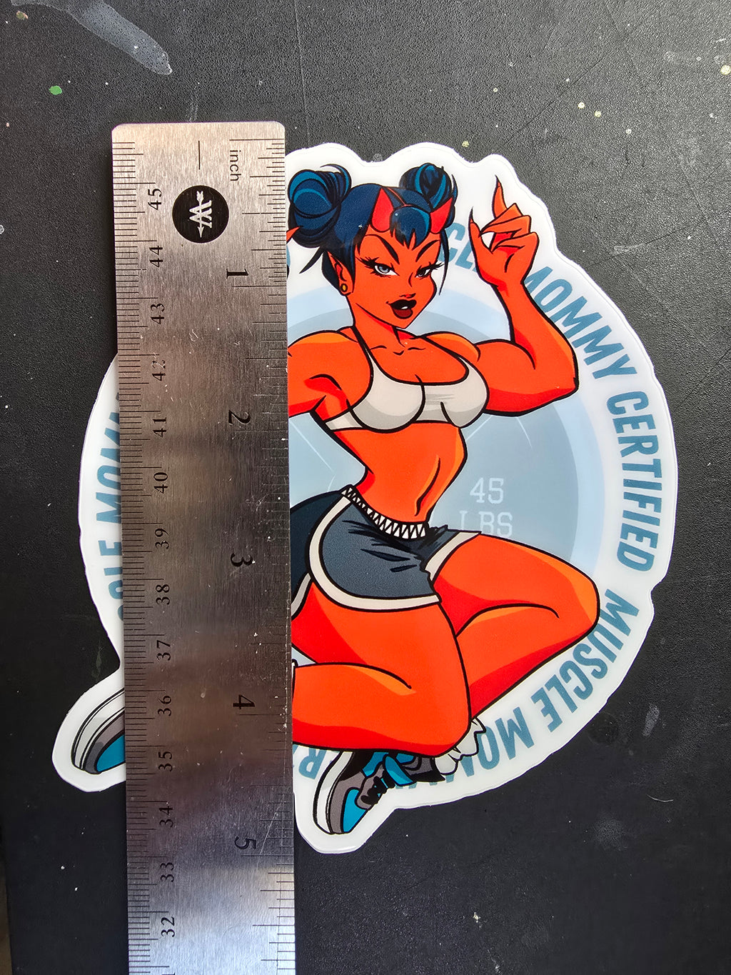 Muscle Mommy Sticker