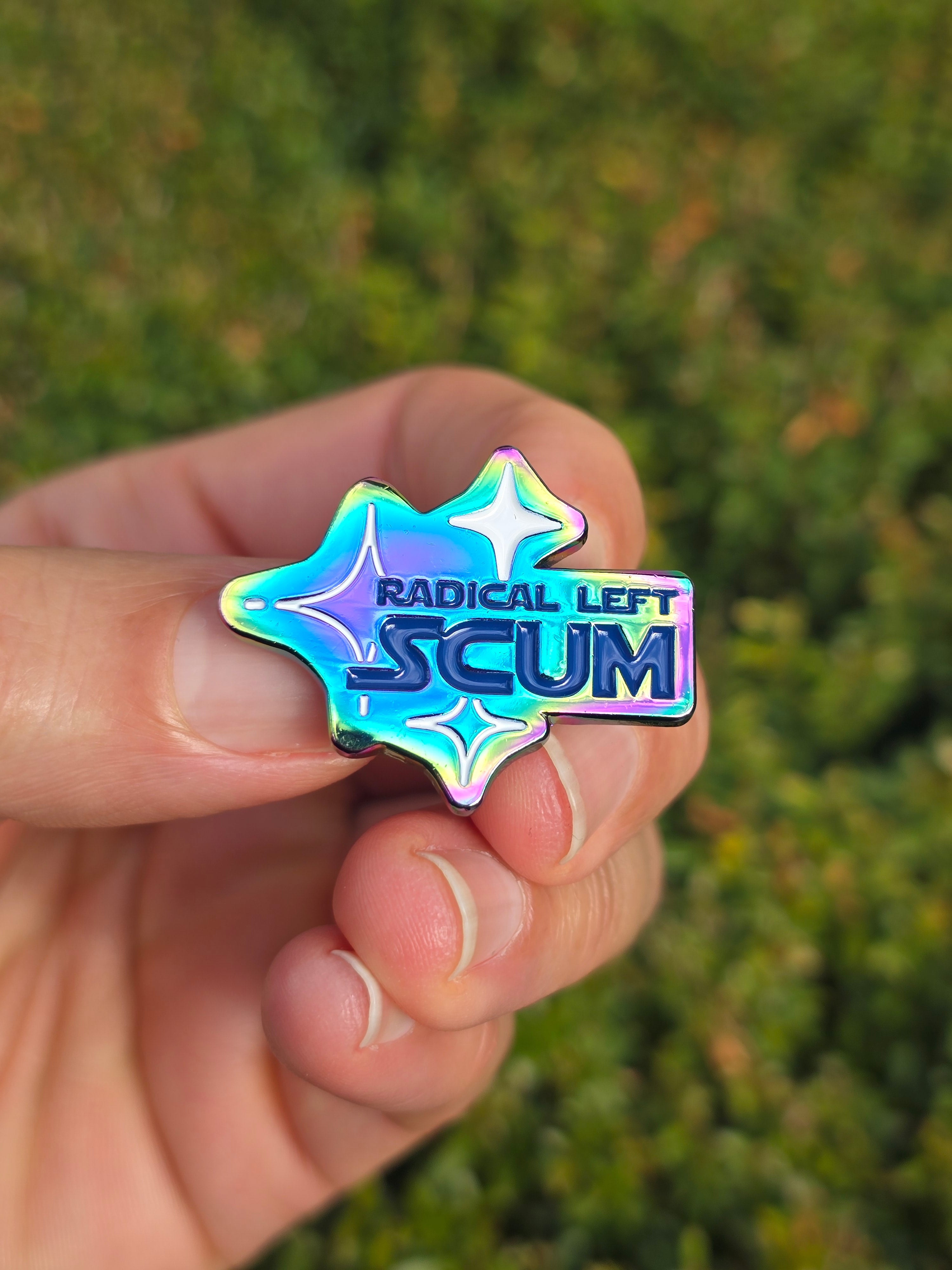 Radical Left Scum Pin