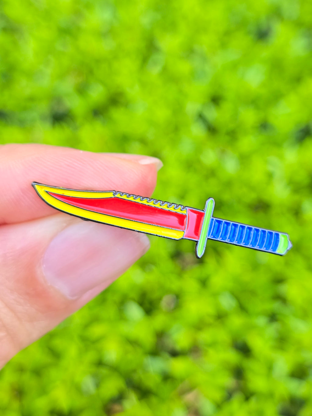 Play Time Tactical Knife Soft Enamel Pin
