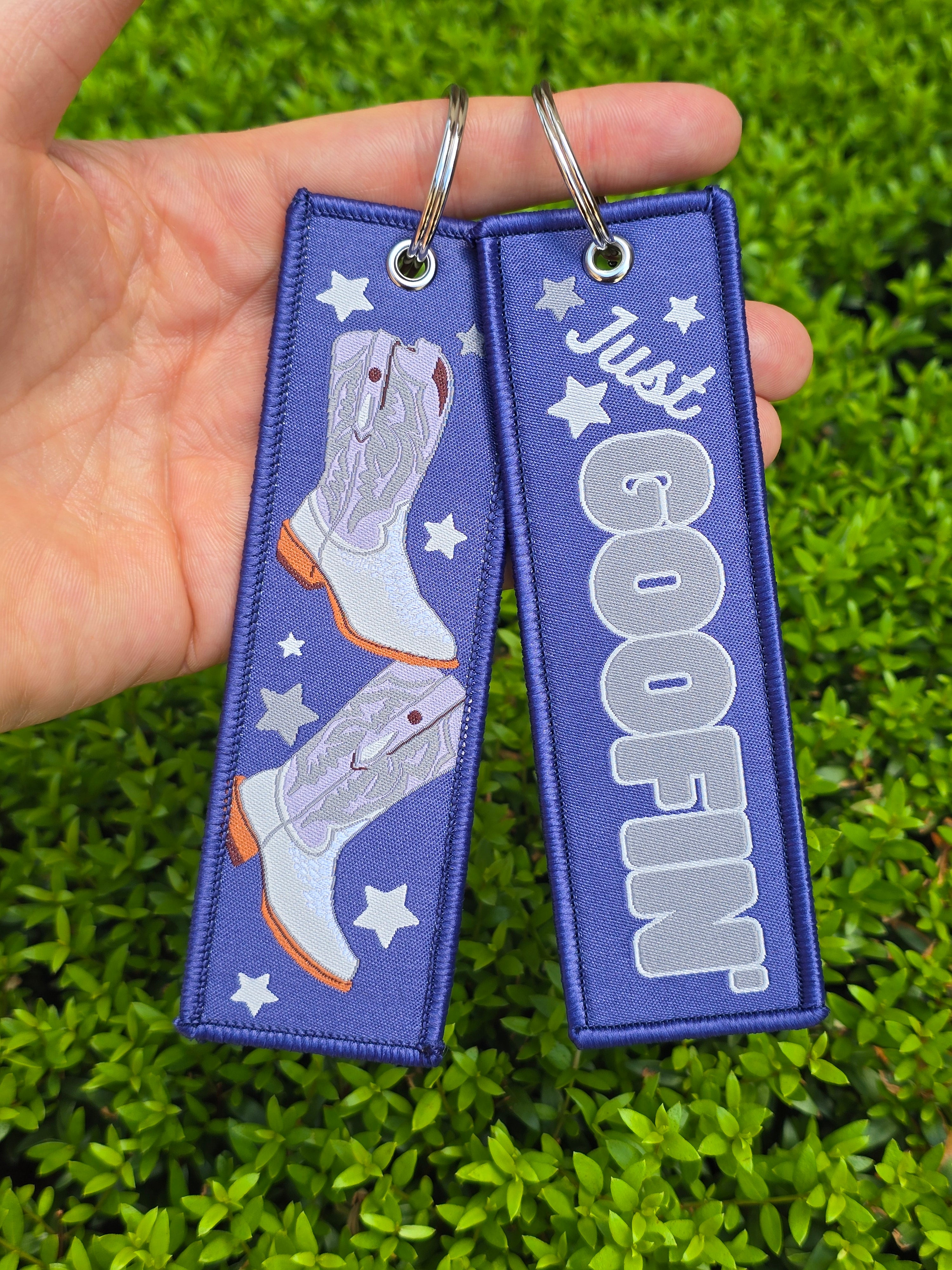 Just Goofin' Woven Jet Tag