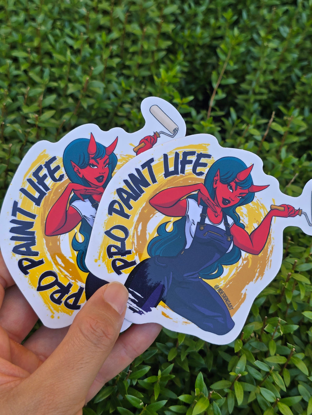 Professional Painter Trade Worker Weatherproof Sticker