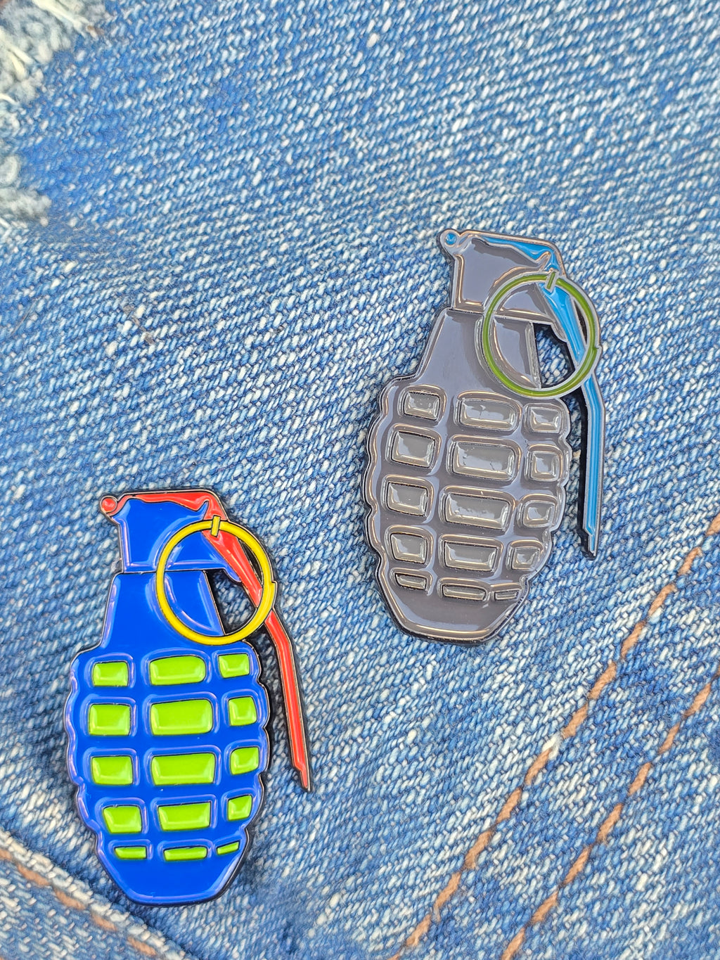 Play Time Grenade Soft Enamel Pin