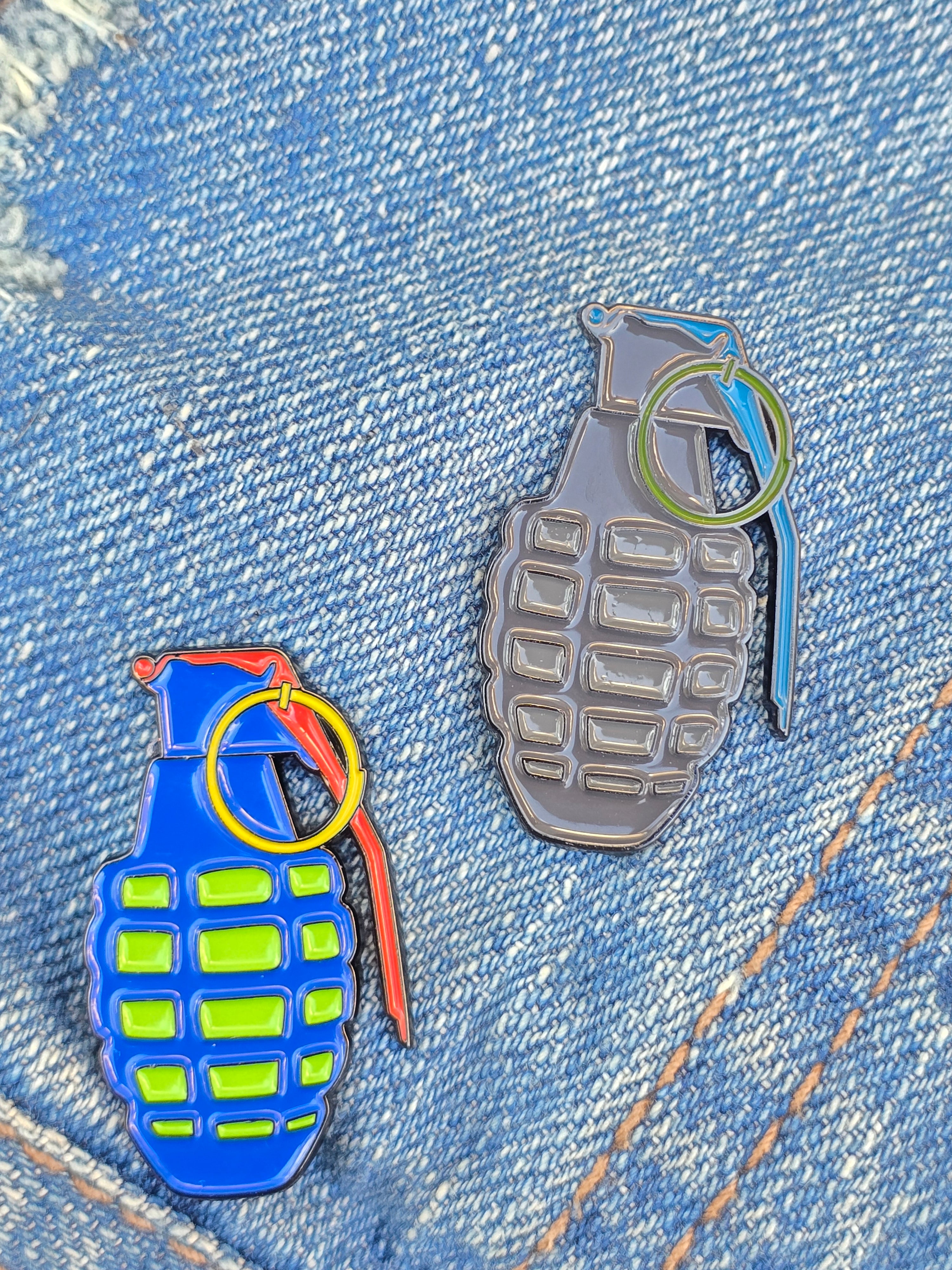 Play Time Grenade Soft Enamel Pin