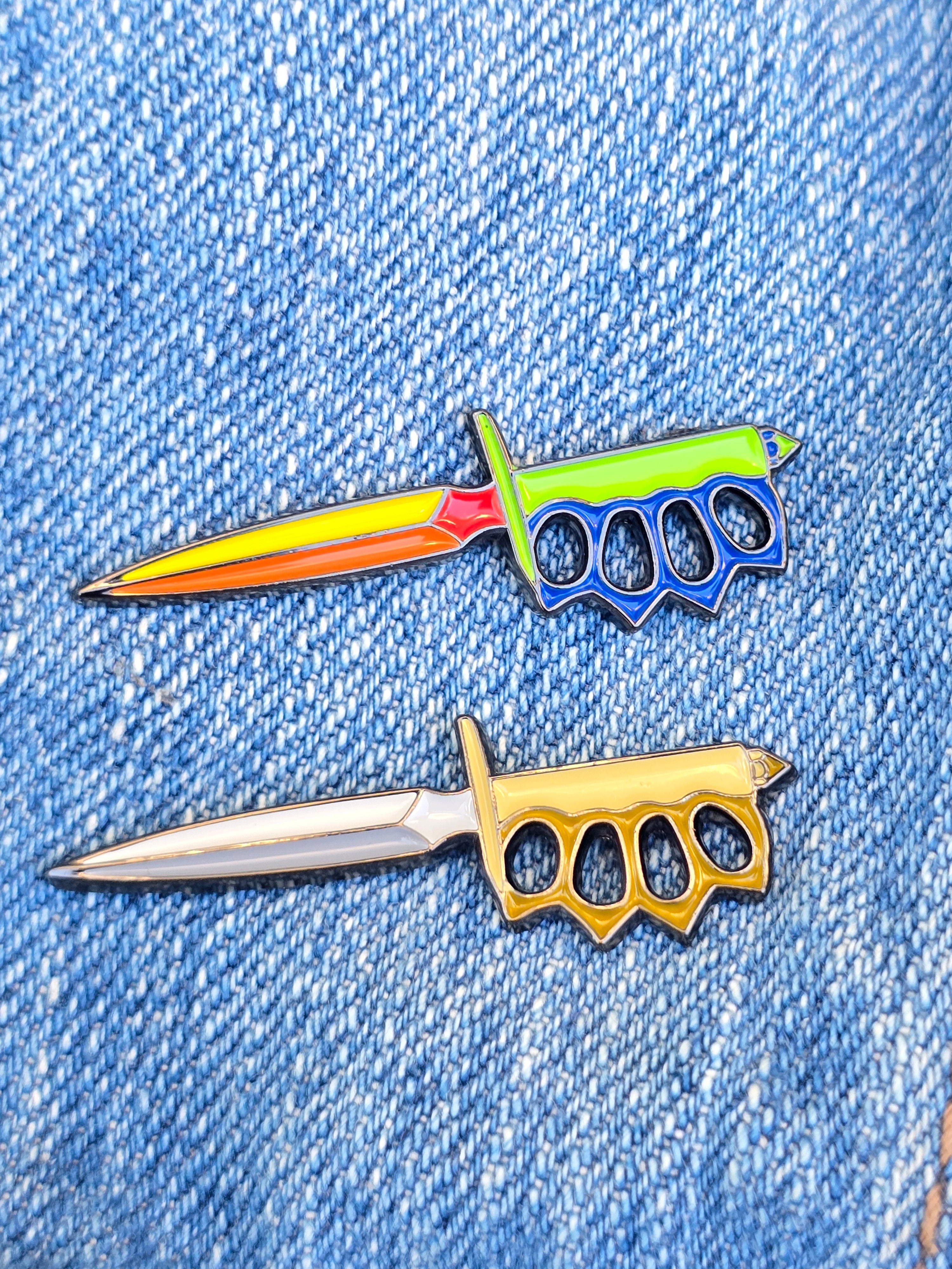 Play Time Trench Knife Soft Enamel Pin