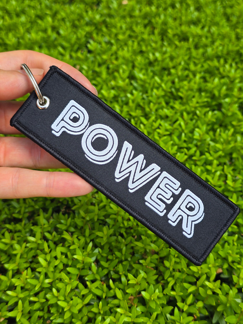 Black Panther POWER Woven Jet Tag
