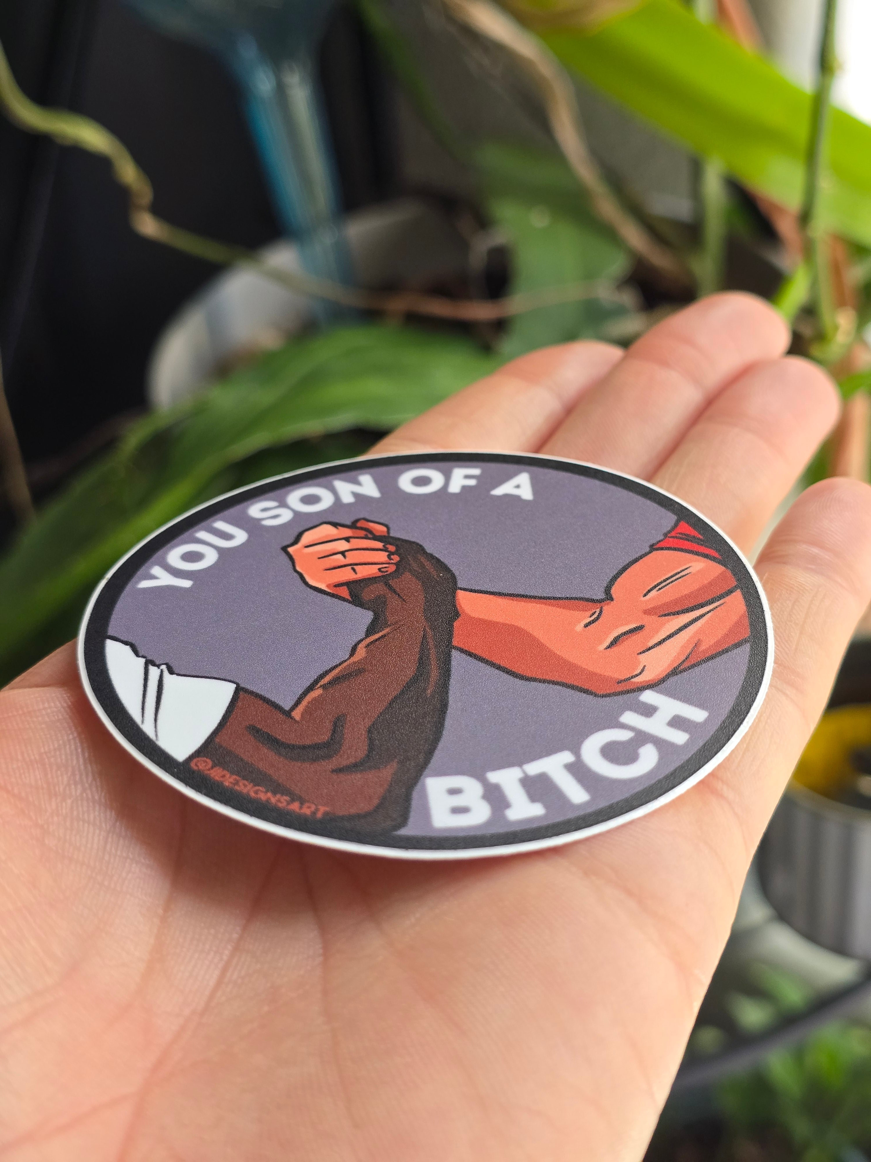 Iconic Handshake Sticker / waterproof decal