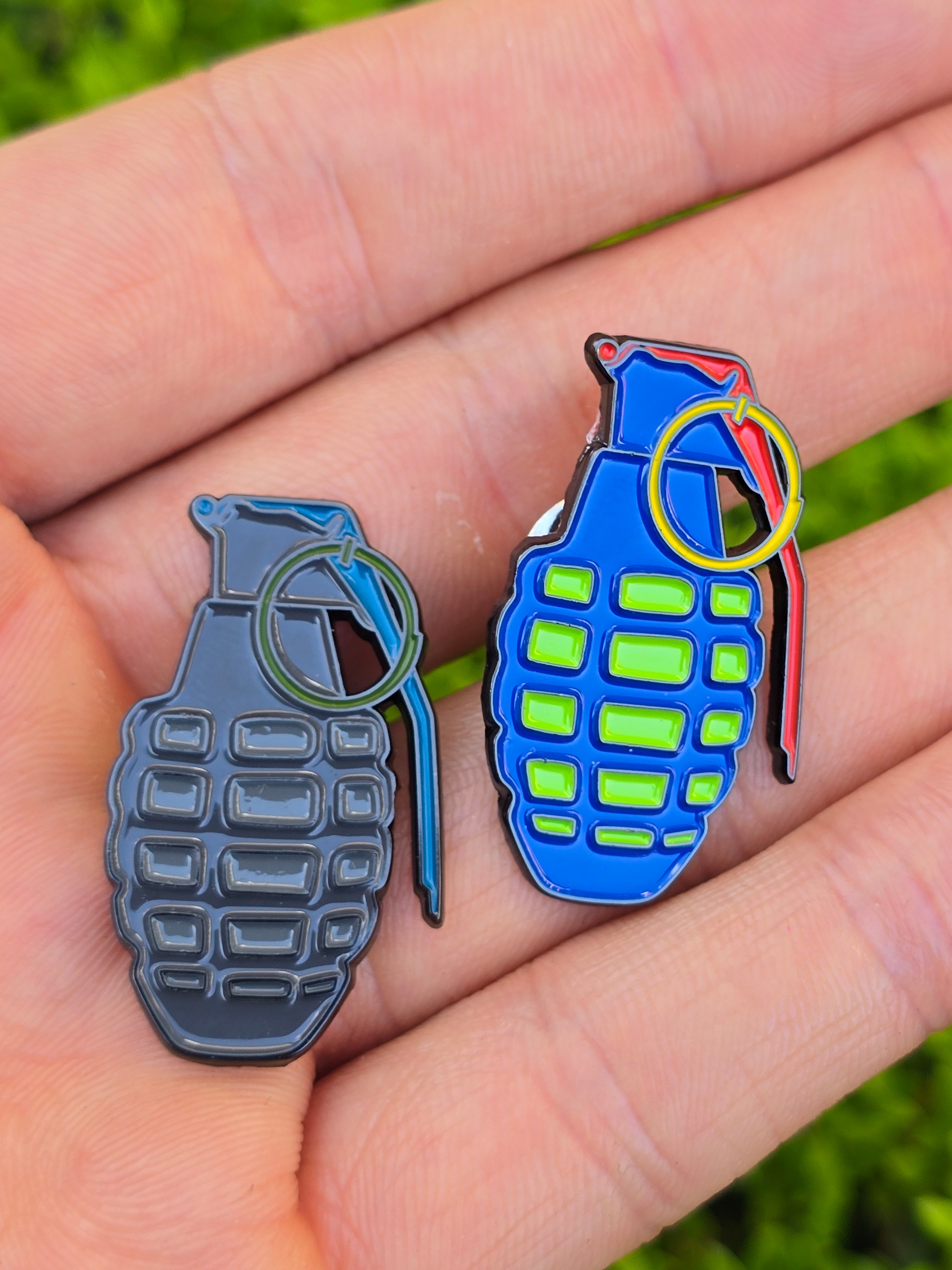 Play Time Grenade Soft Enamel Pin