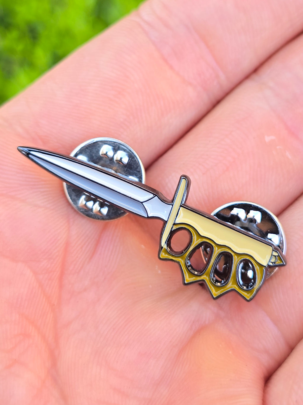 Play Time Trench Knife Soft Enamel Pin