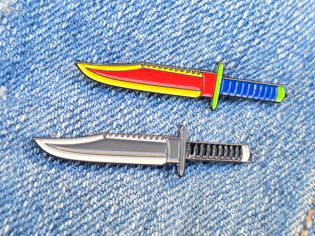 Play Time Tactical Knife Soft Enamel Pin