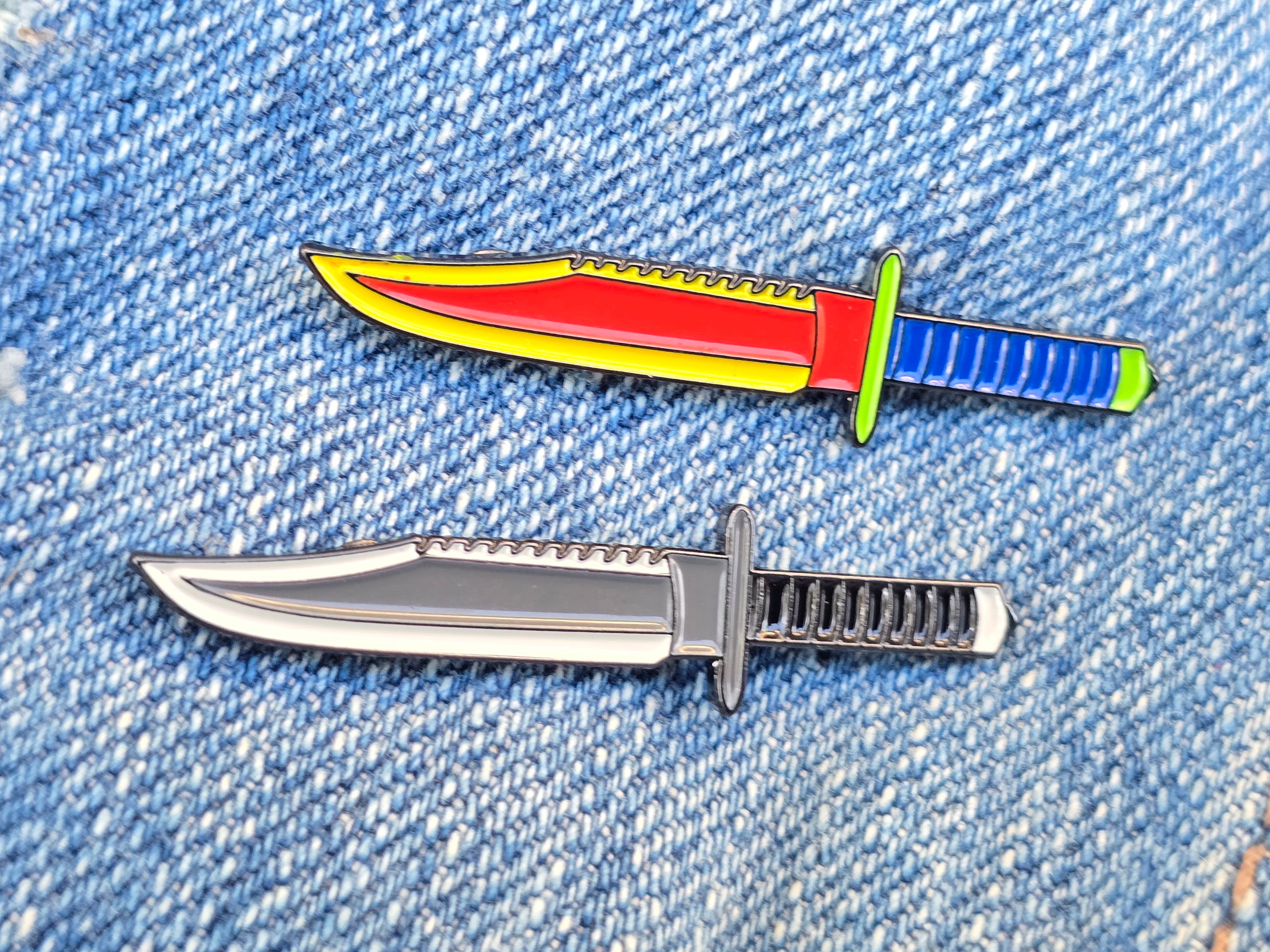 Play Time Tactical Knife Soft Enamel Pin