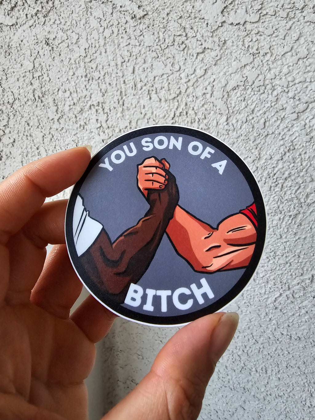 Iconic Handshake Sticker / waterproof decal