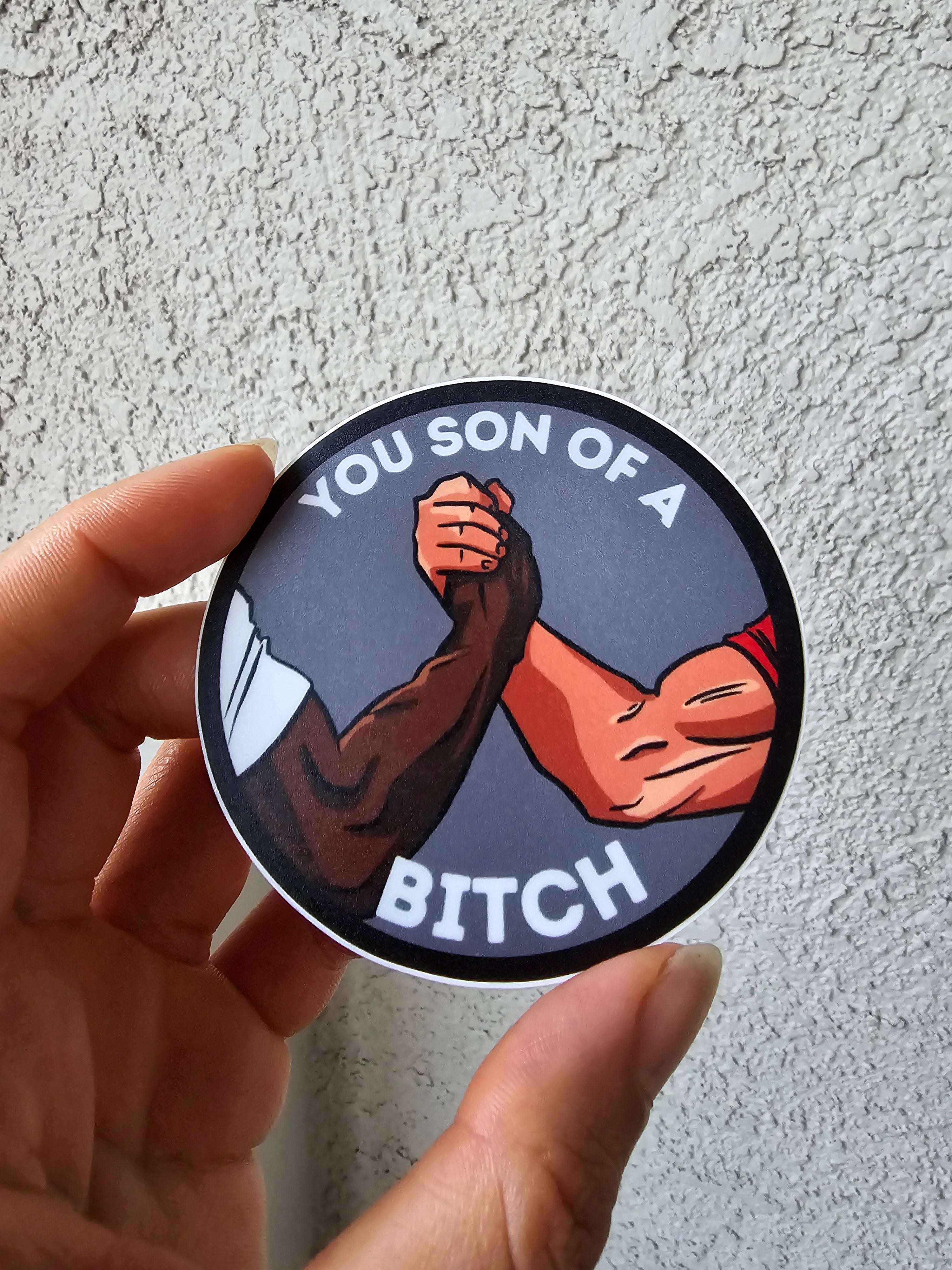 Iconic Handshake Sticker / waterproof decal