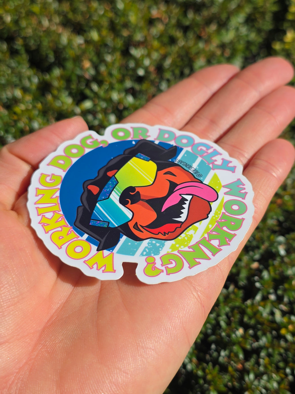 Working Party Dog Rottweiler Sticker