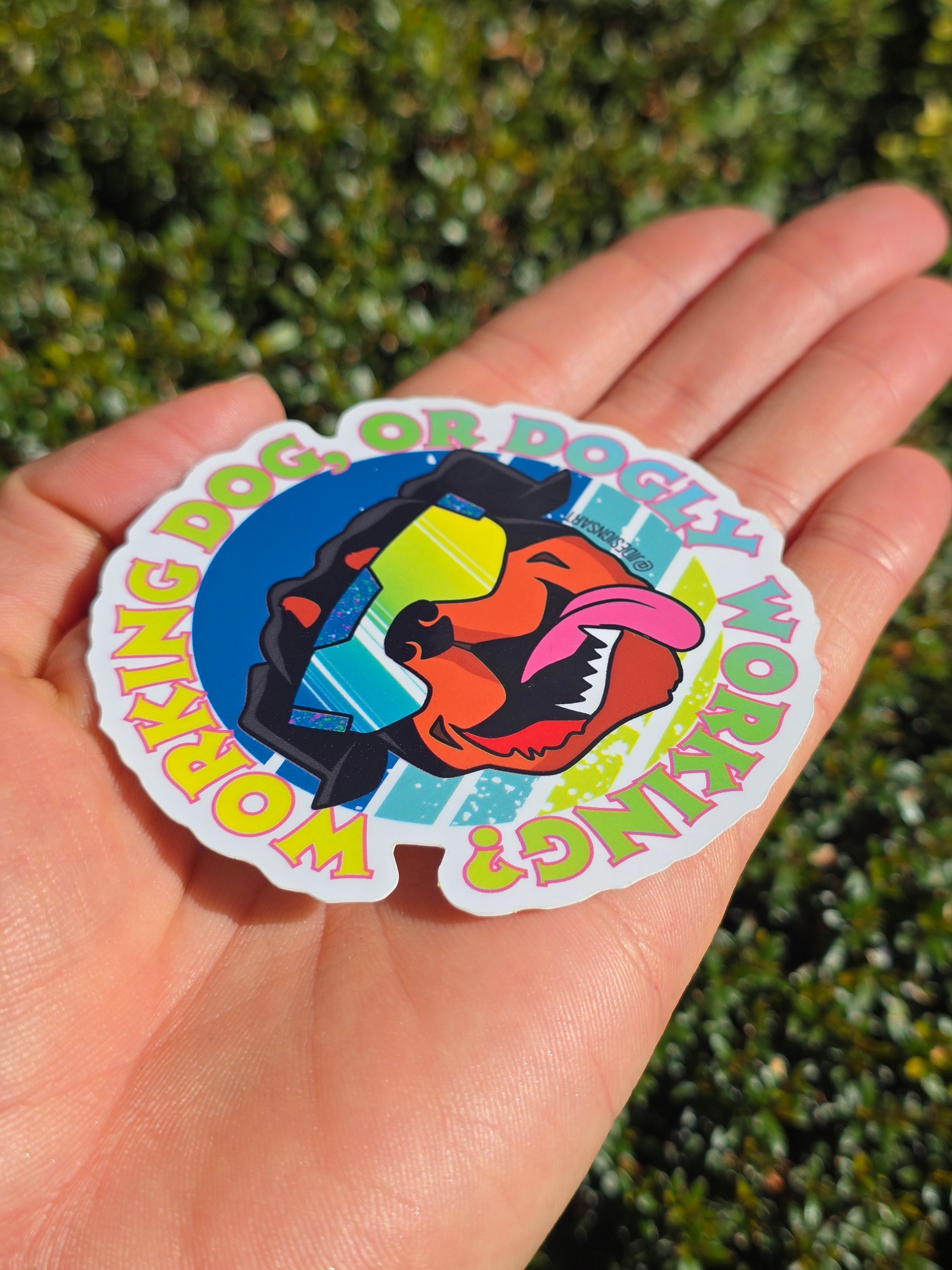 Working Party Dog Rottweiler Sticker