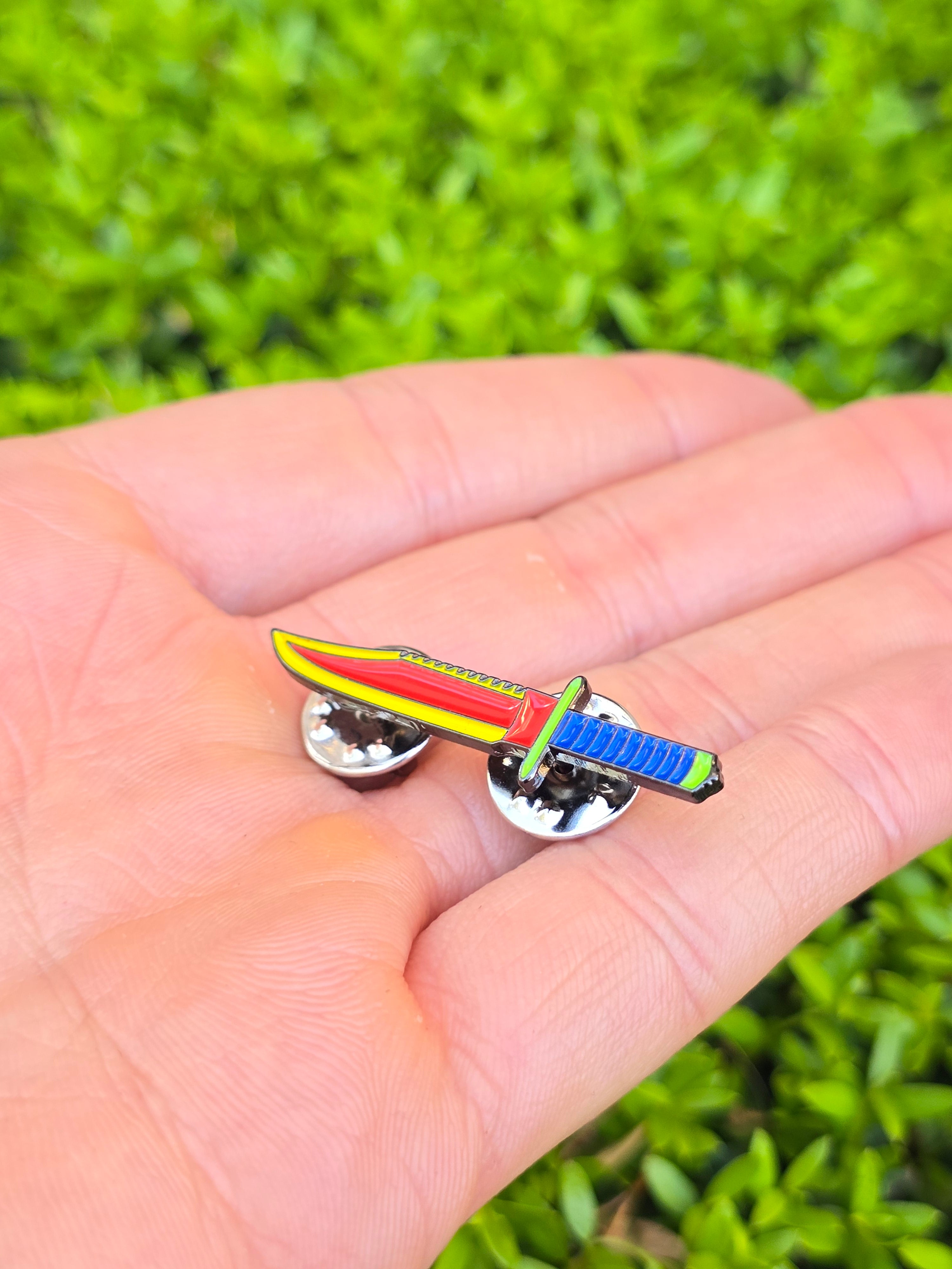 Play Time Tactical Knife Soft Enamel Pin
