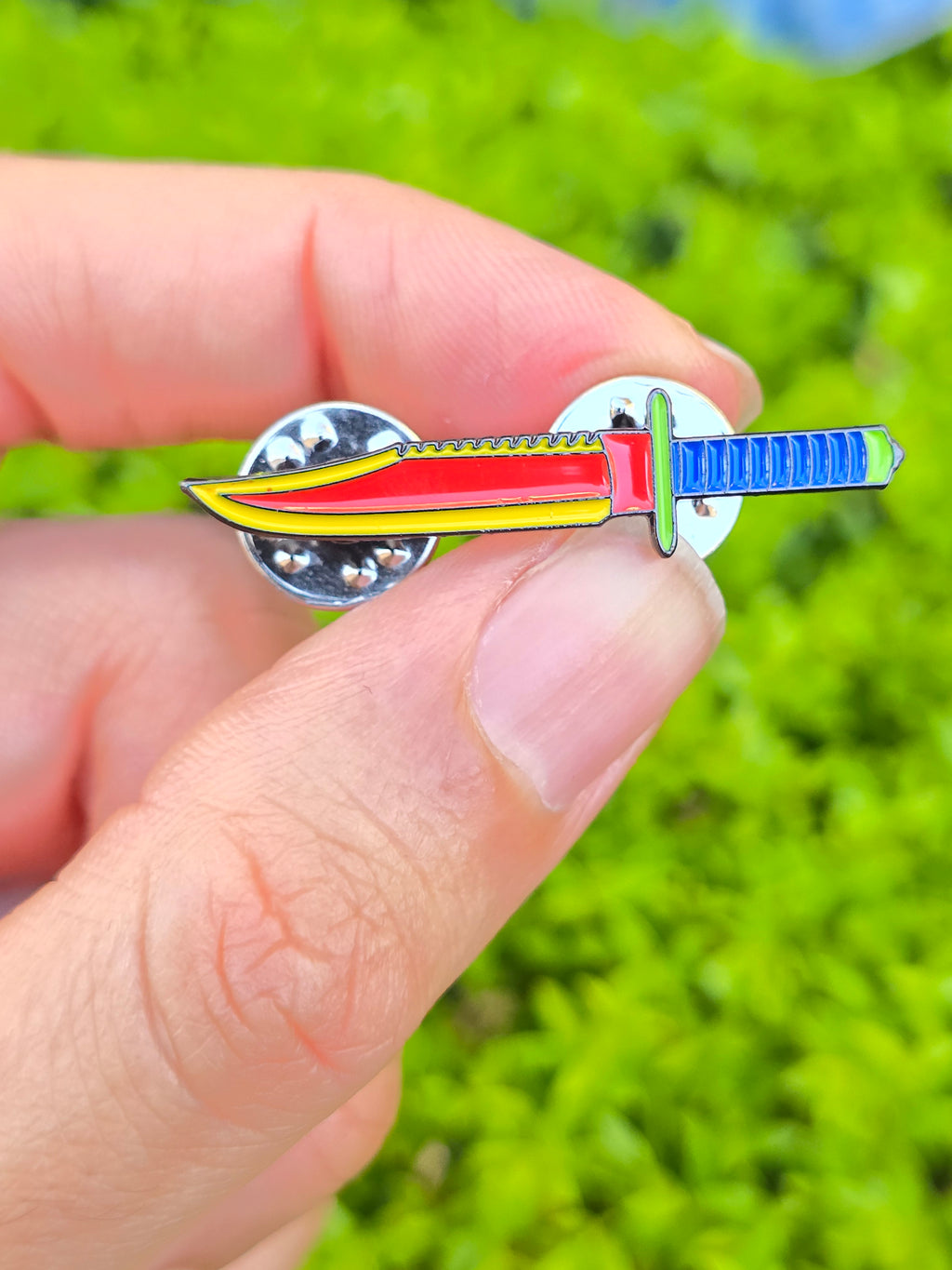 Play Time Tactical Knife Soft Enamel Pin