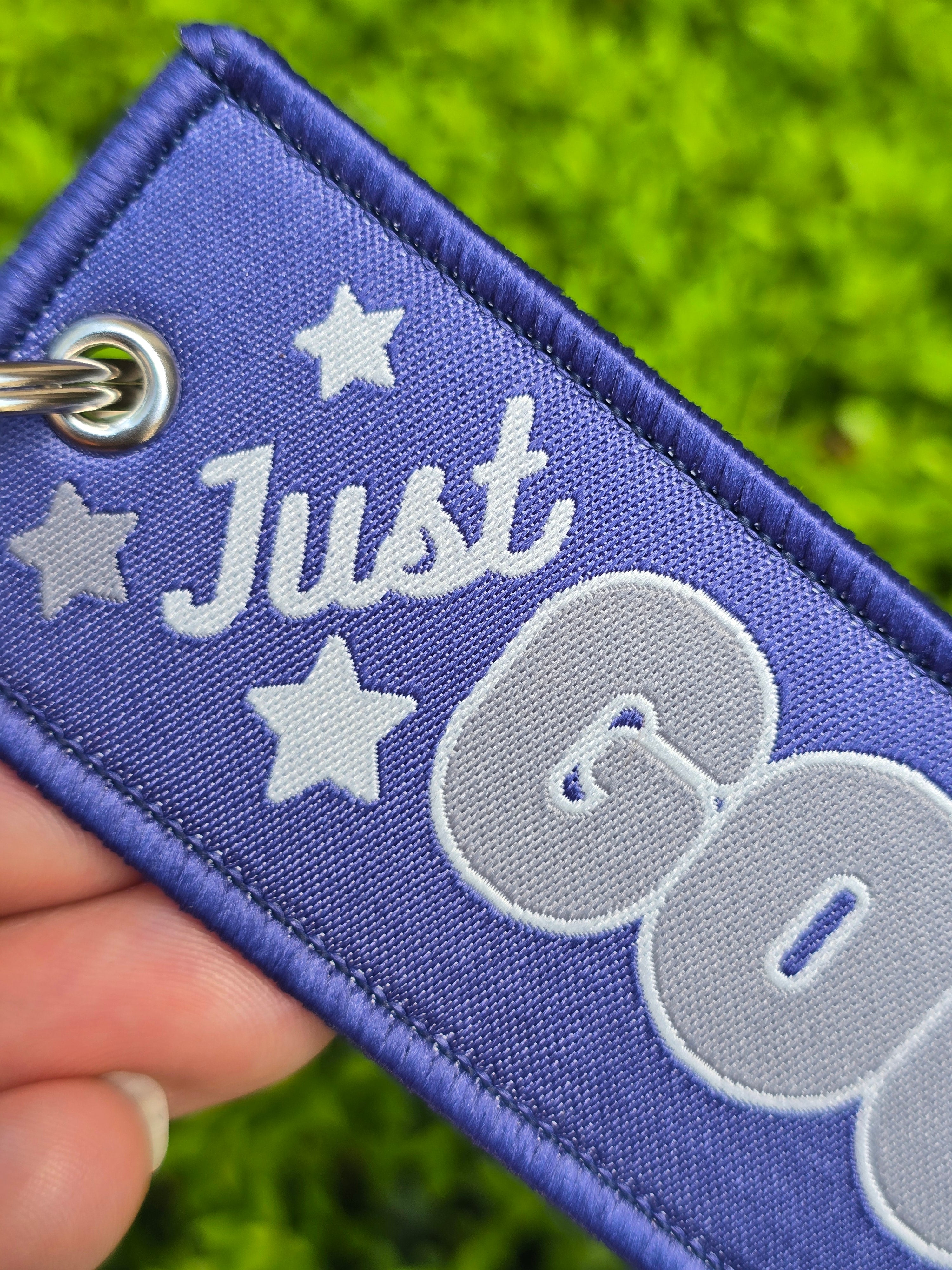 Just Goofin' Woven Jet Tag