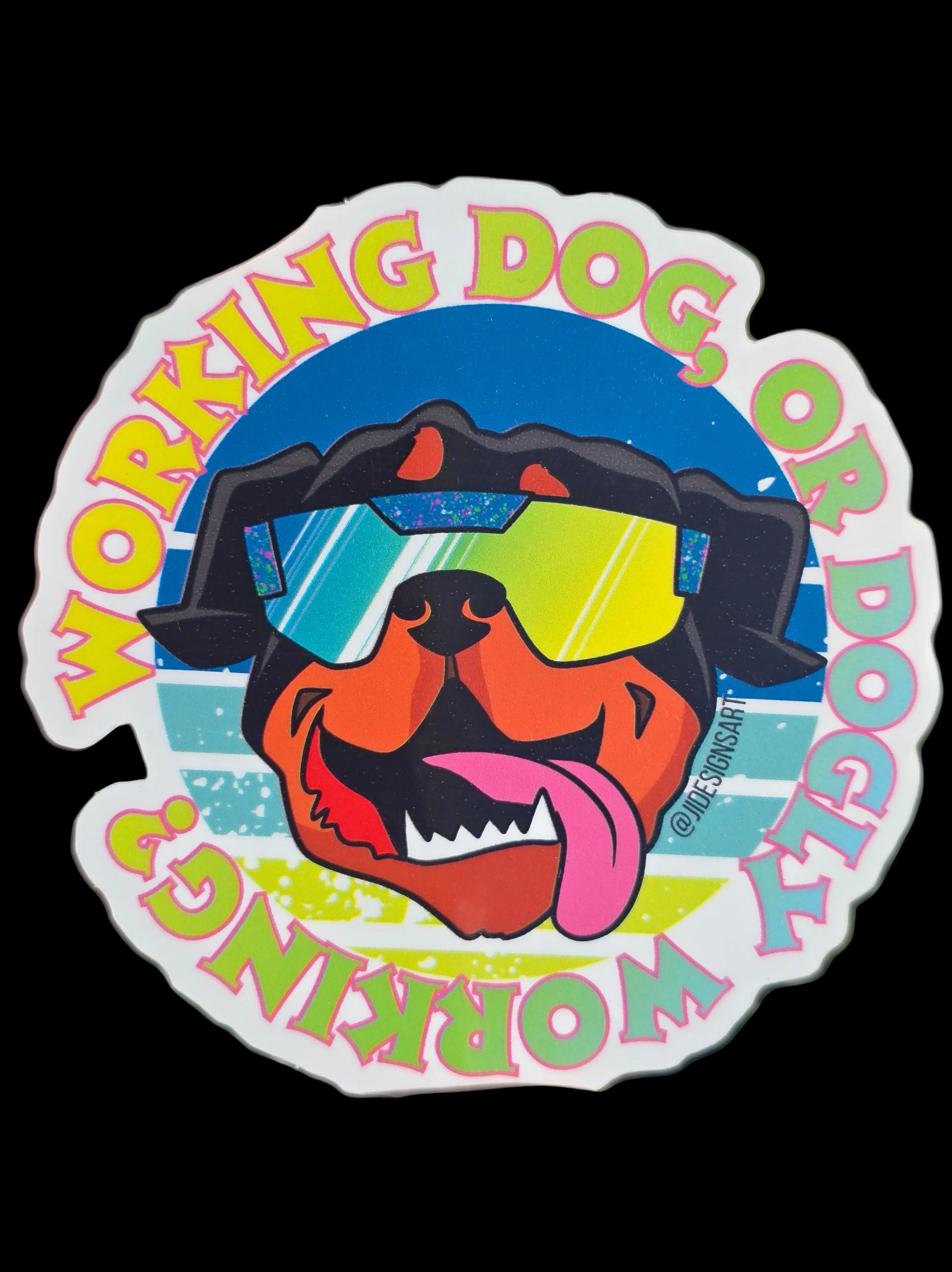 Working Party Dog Rottweiler Sticker