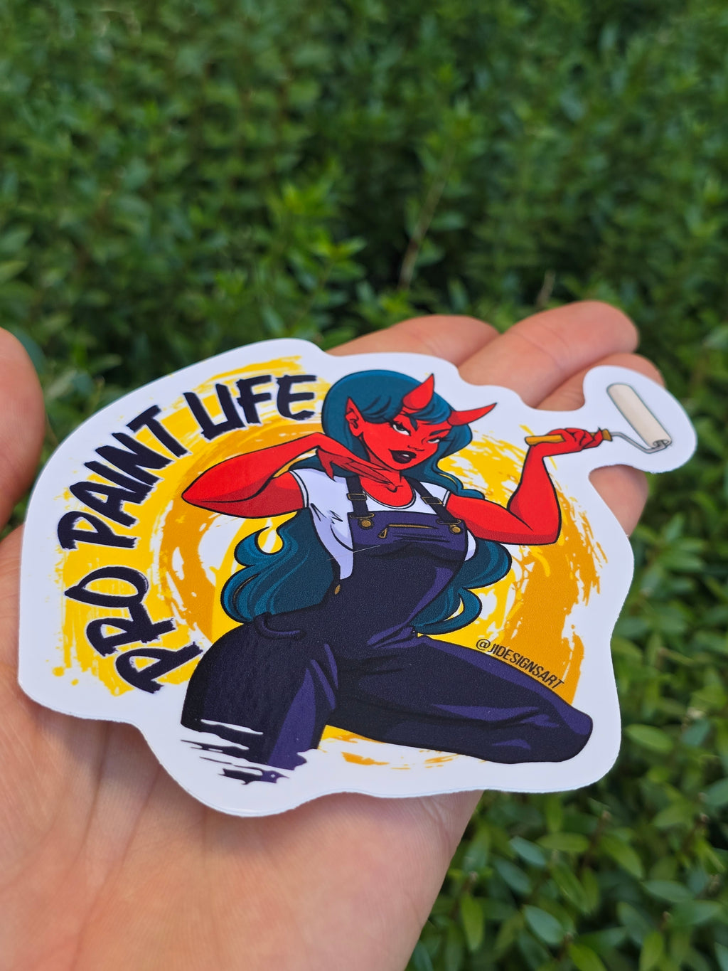 Professional Painter Trade Worker Weatherproof Sticker