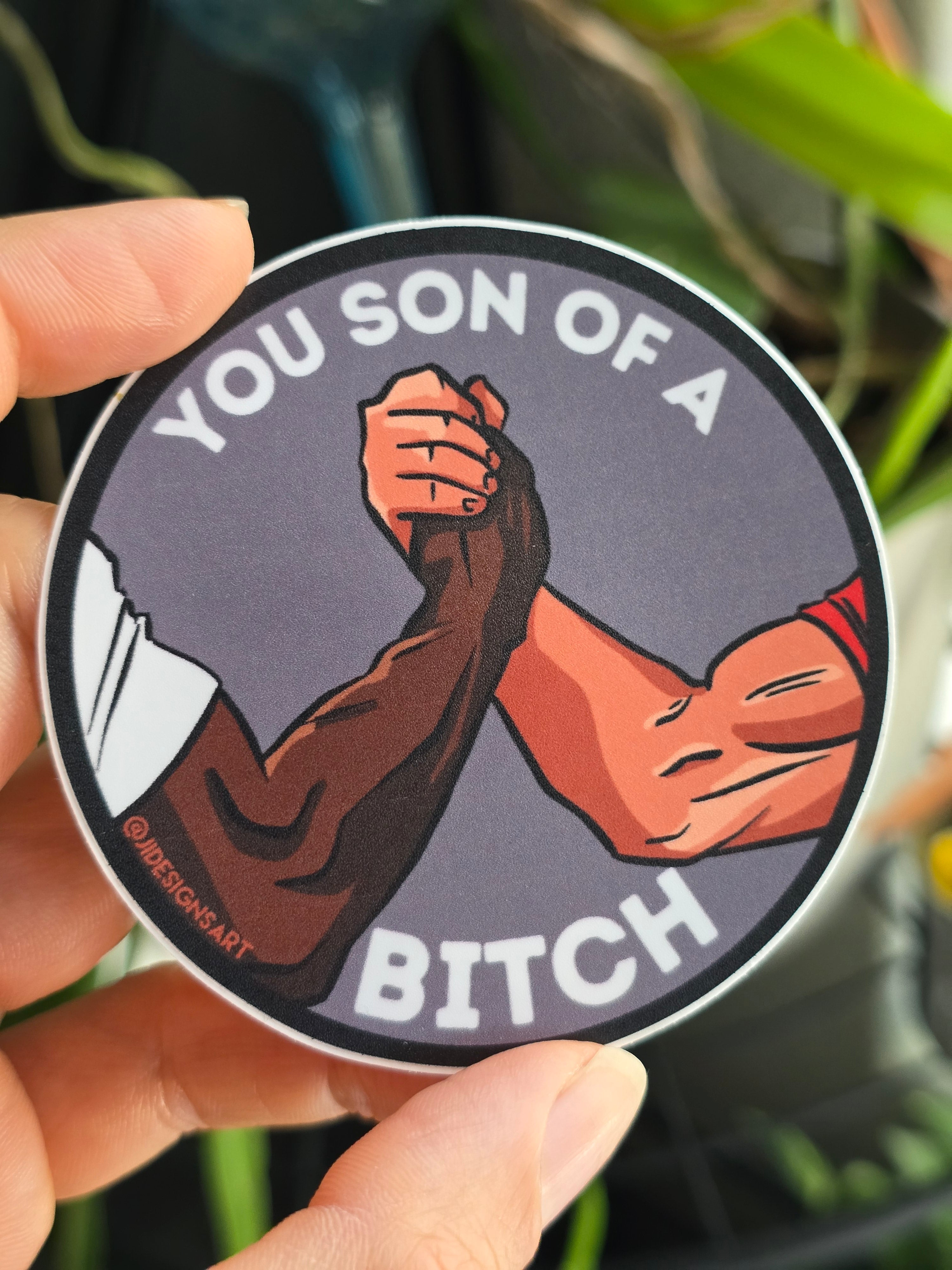 Iconic Handshake Sticker / waterproof decal