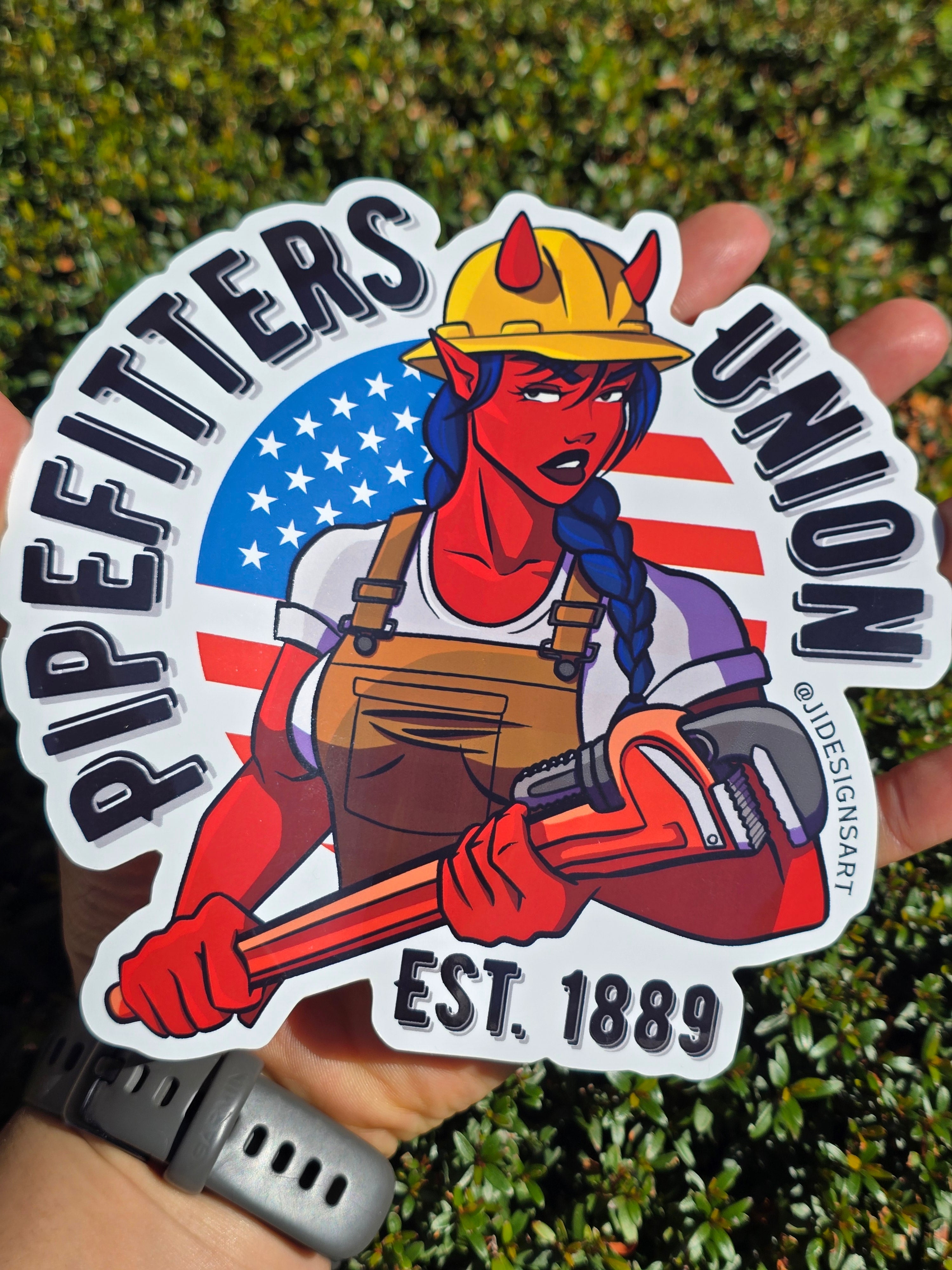 Pipefitters Union Waifu