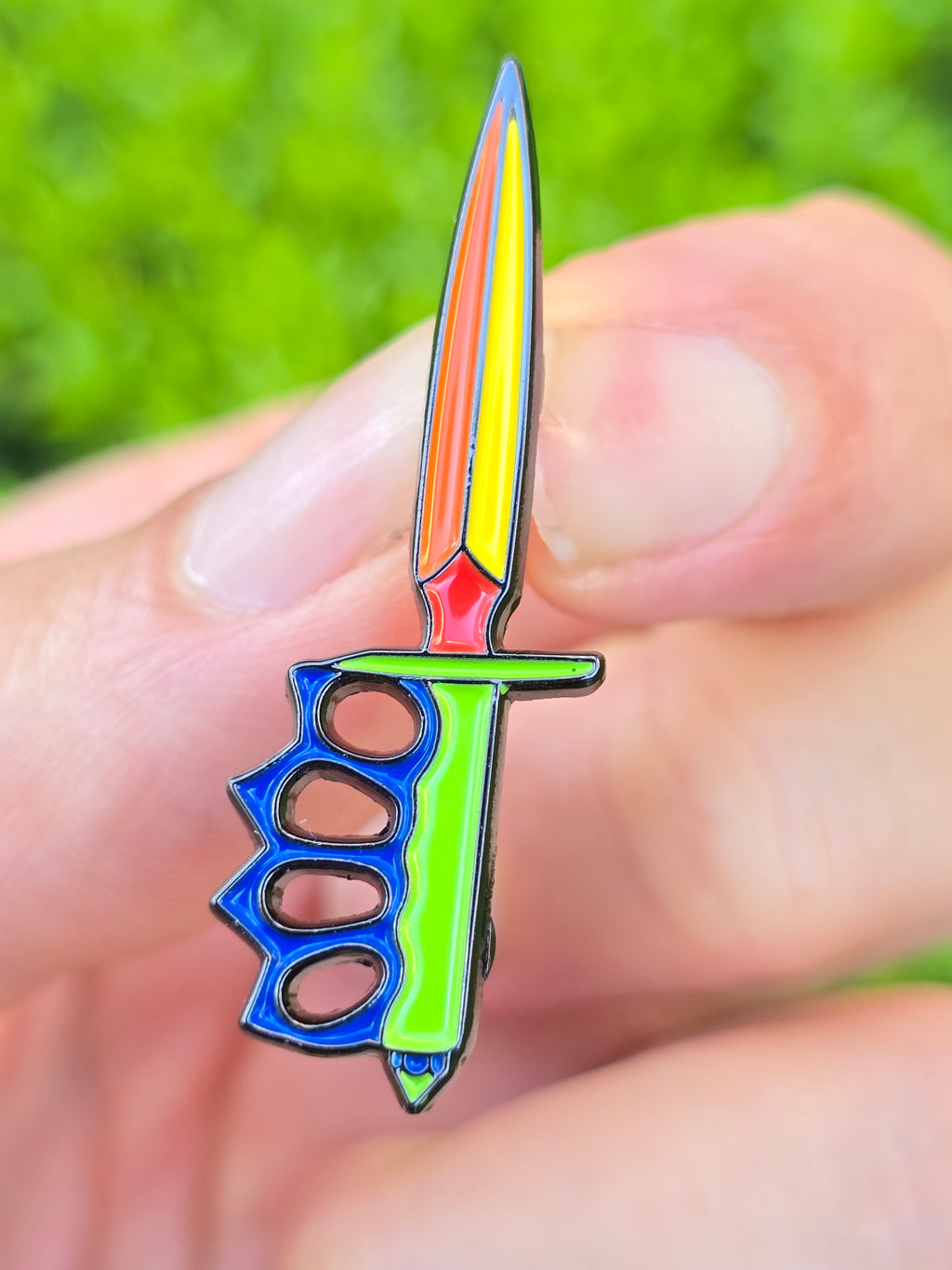 Play Time Trench Knife Soft Enamel Pin
