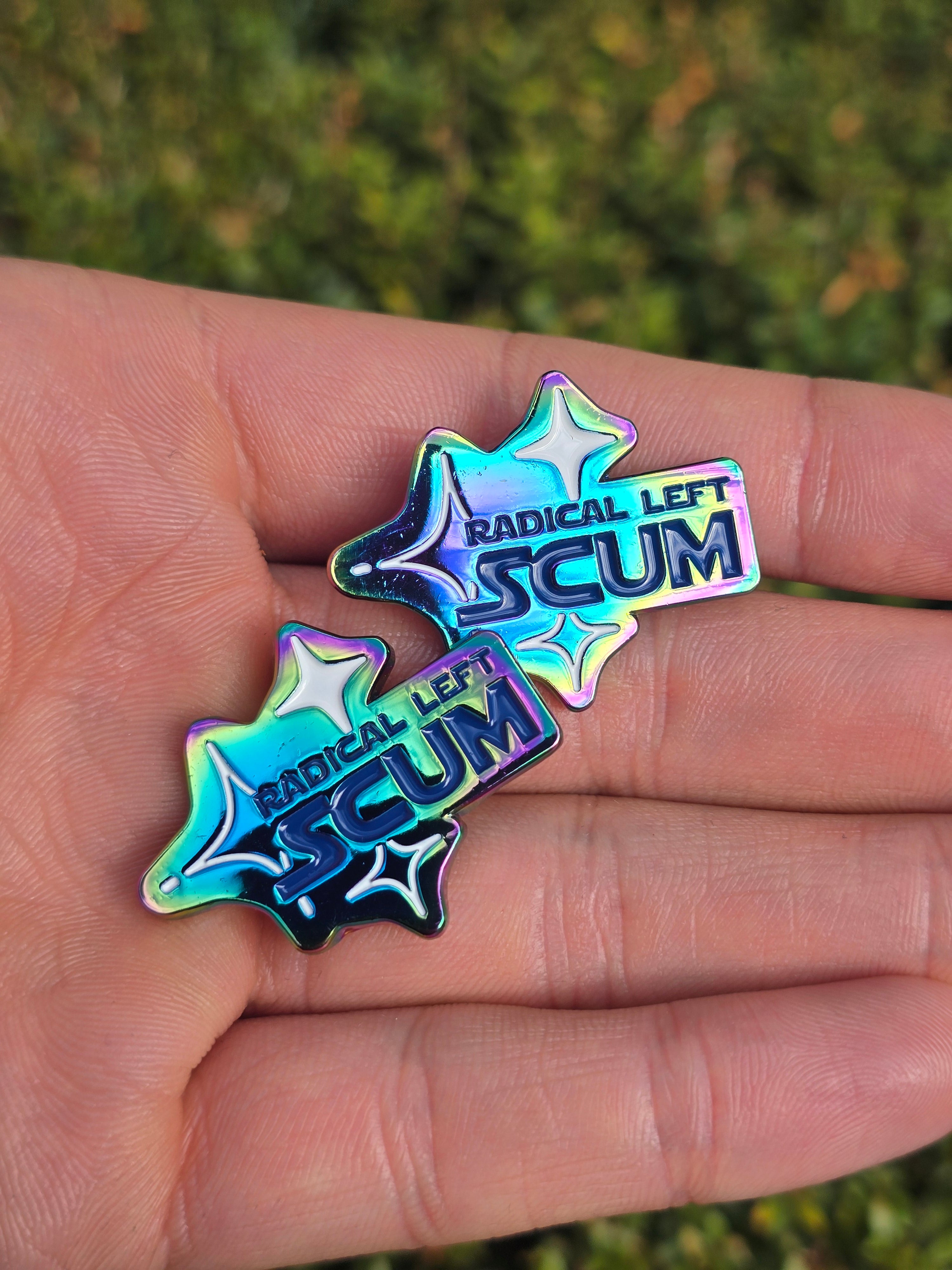 Radical Left Scum Pin