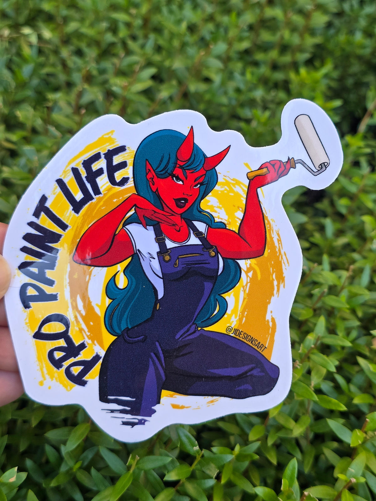 Professional Painter Trade Worker Weatherproof Sticker