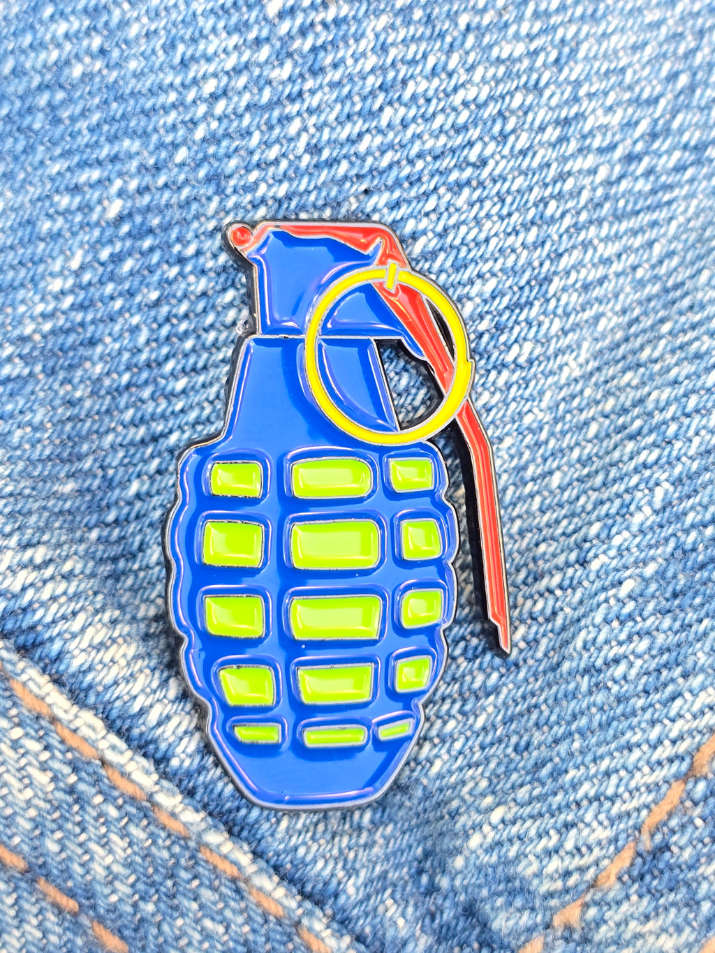 Play Time Grenade Soft Enamel Pin
