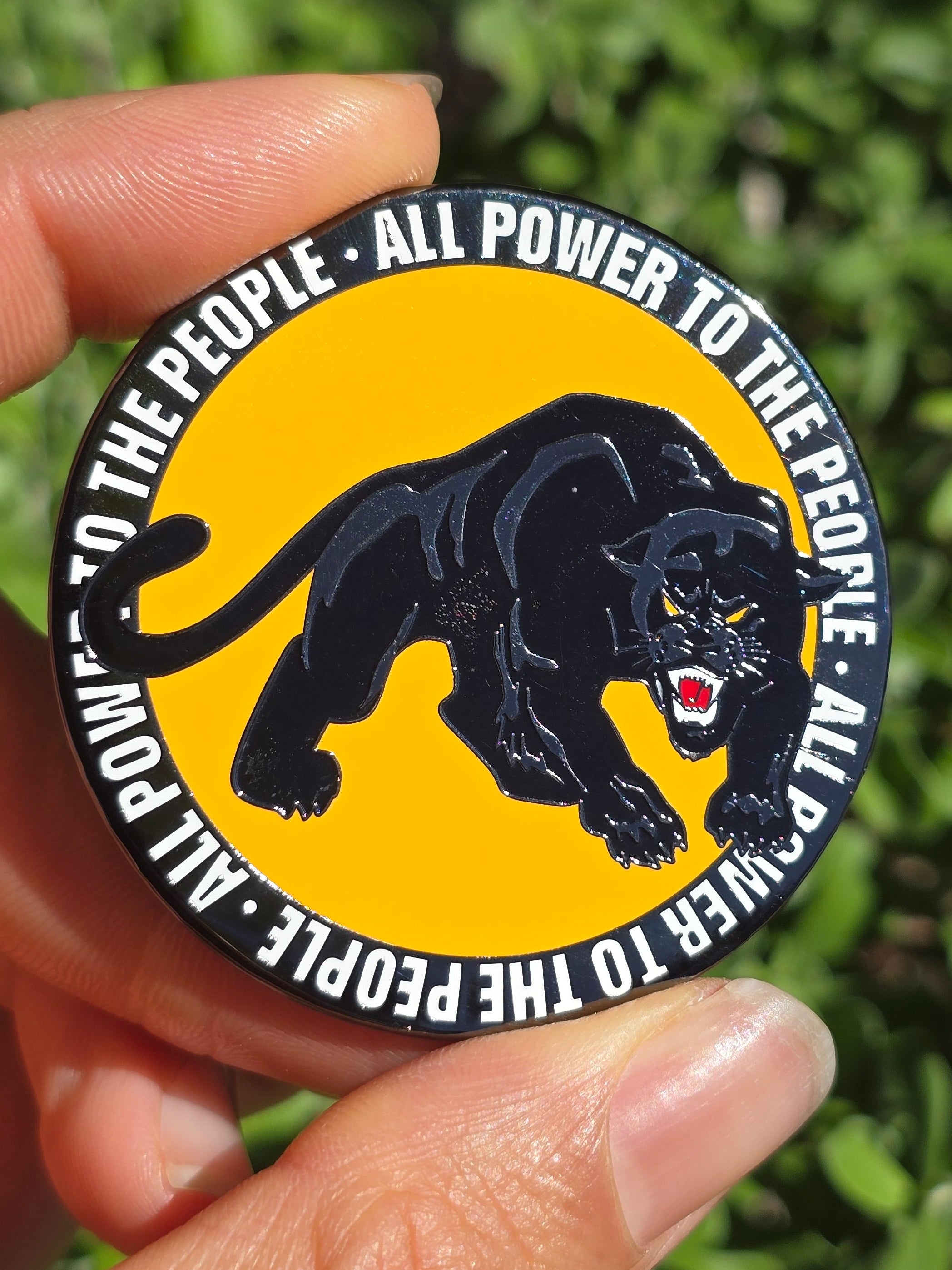 Black Power - Black Panthers enamel pin
