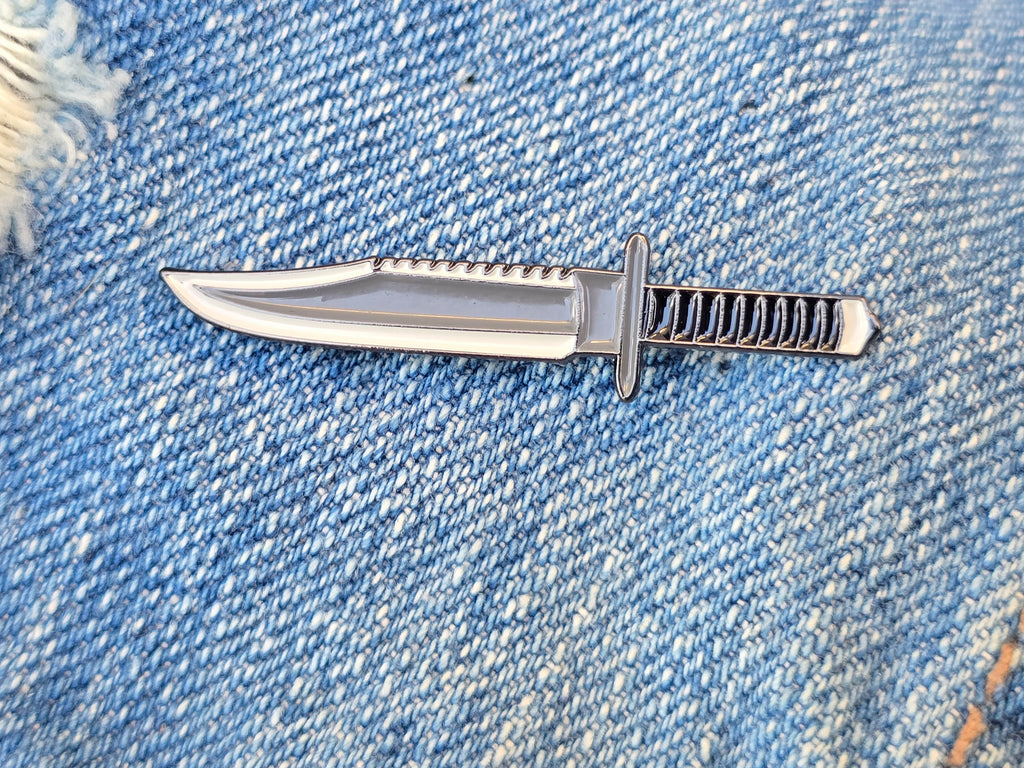 Play Time Tactical Knife Soft Enamel Pin