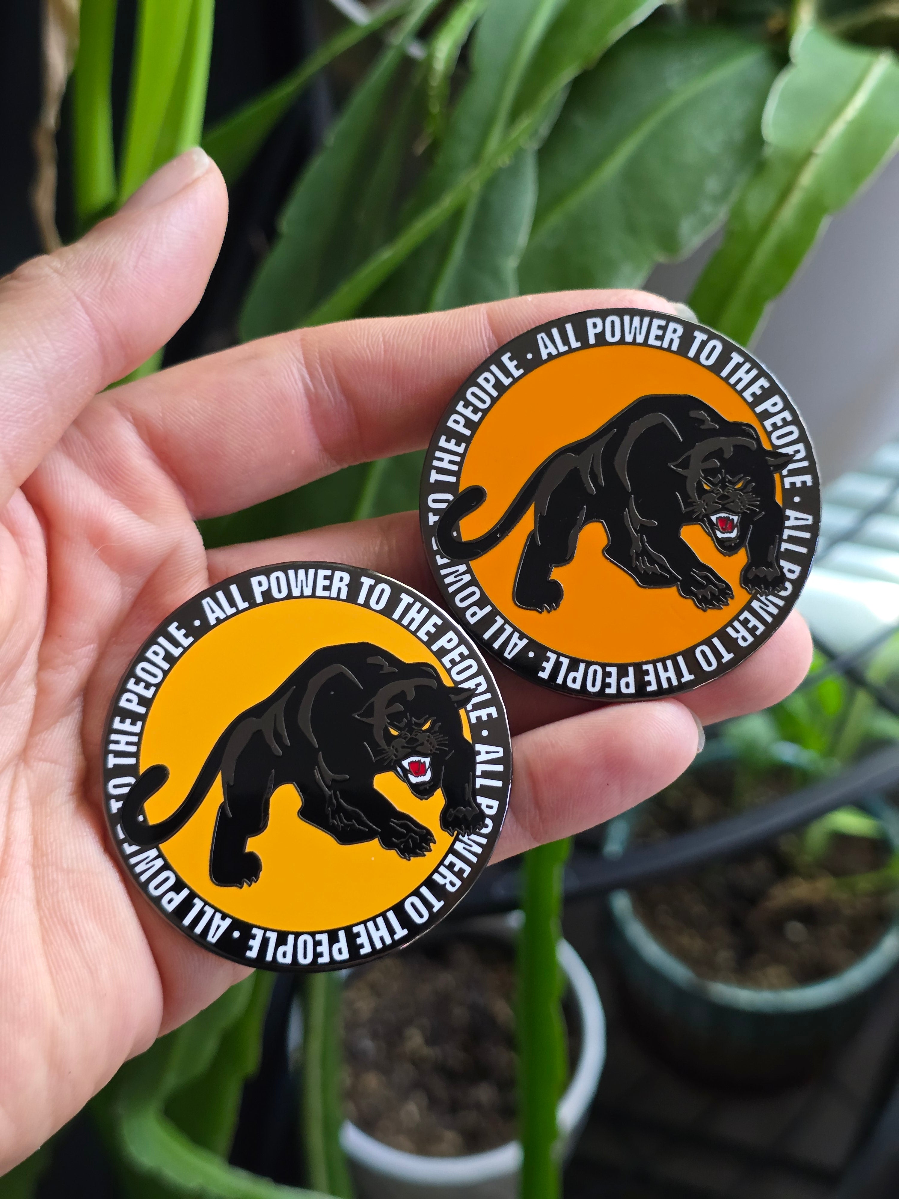 Black Power - Black Panthers enamel pin