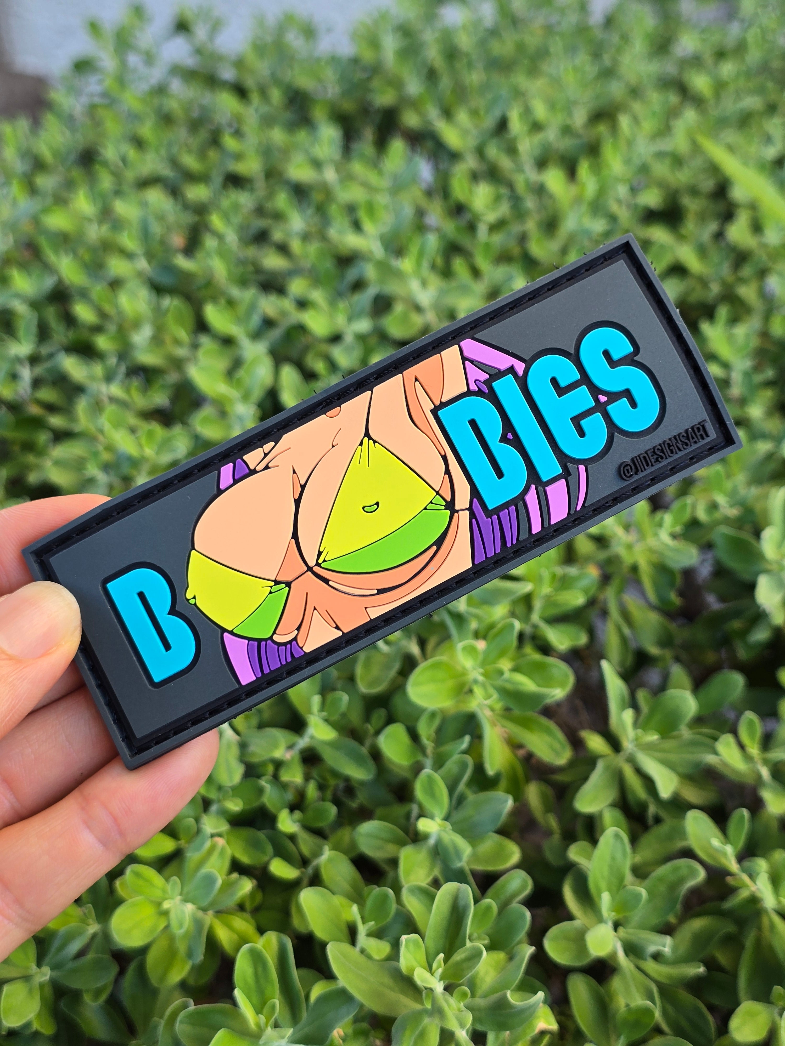 Anime Waifu Hook and Loop Patch set