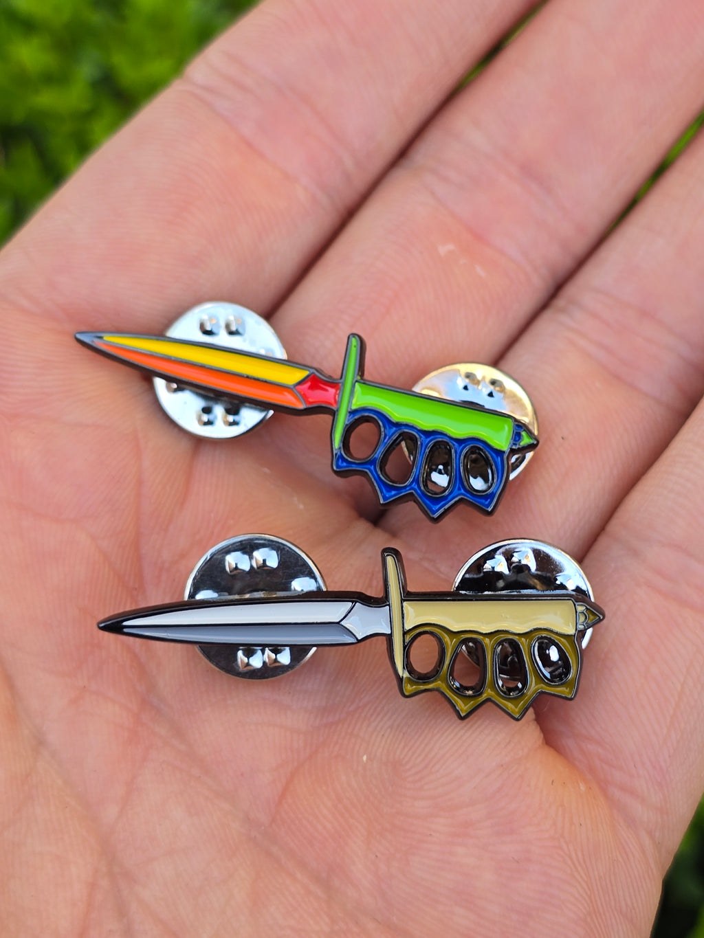 Play Time Trench Knife Soft Enamel Pin