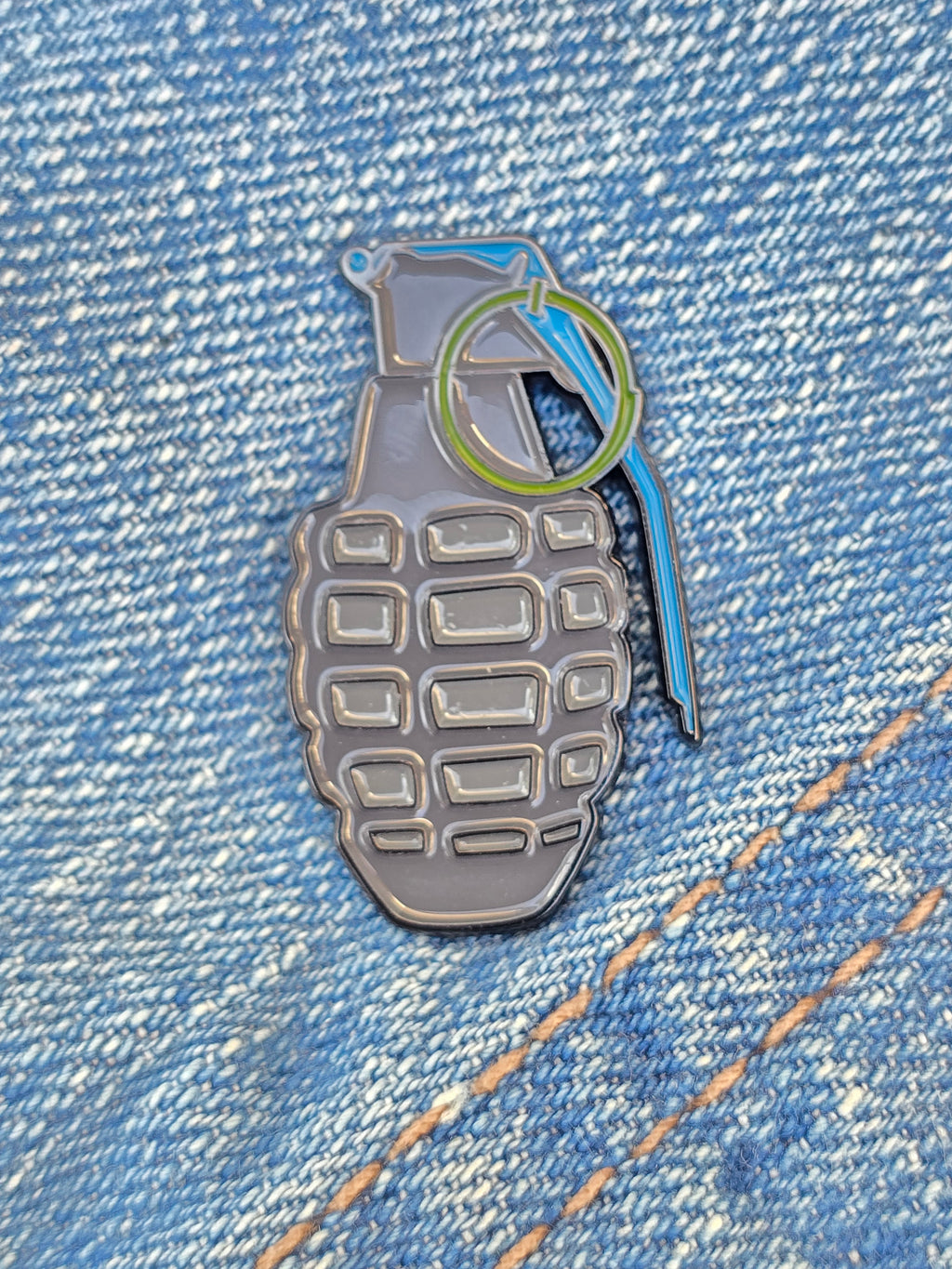 Play Time Grenade Soft Enamel Pin